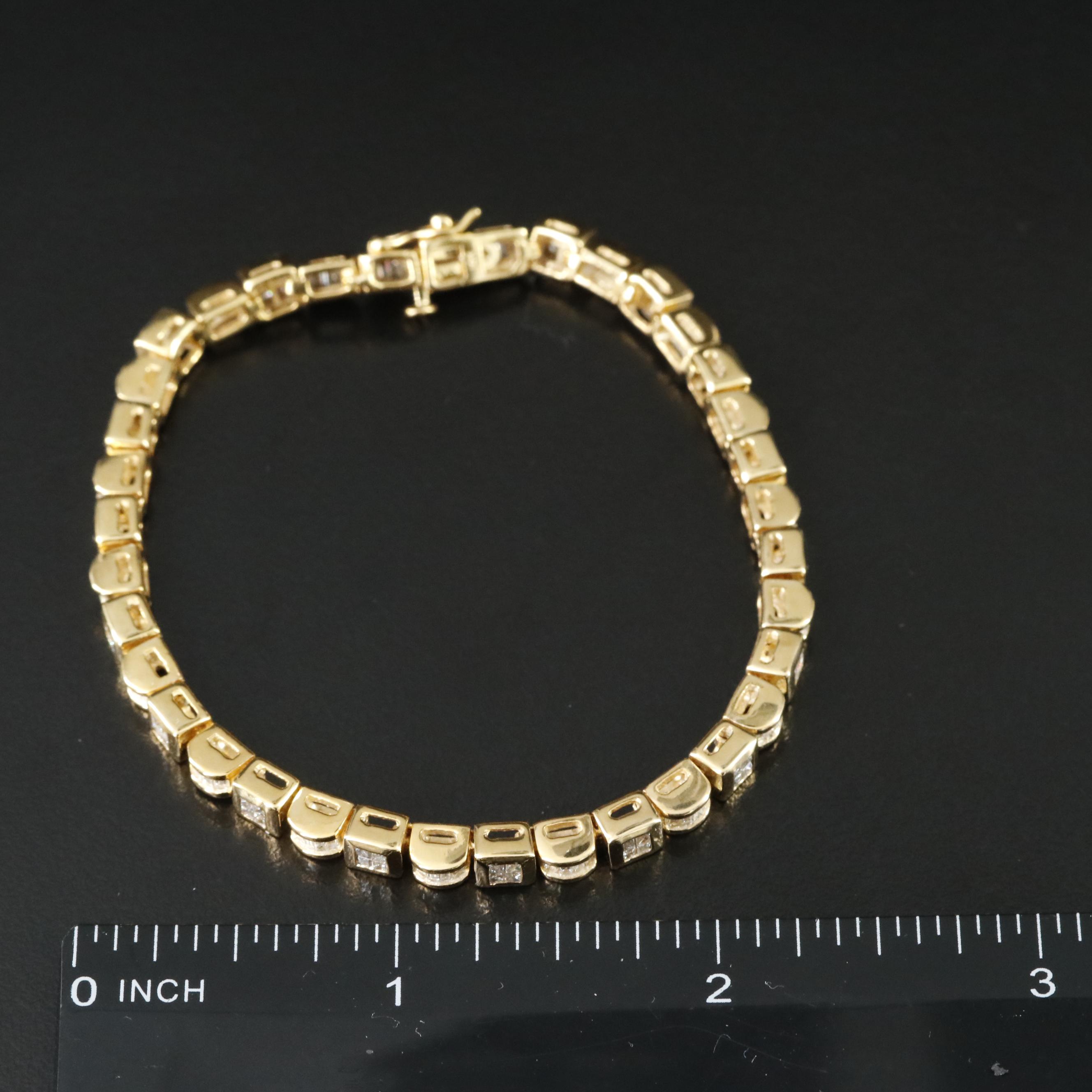 14K 2.50 CTW Diamond Bracelet