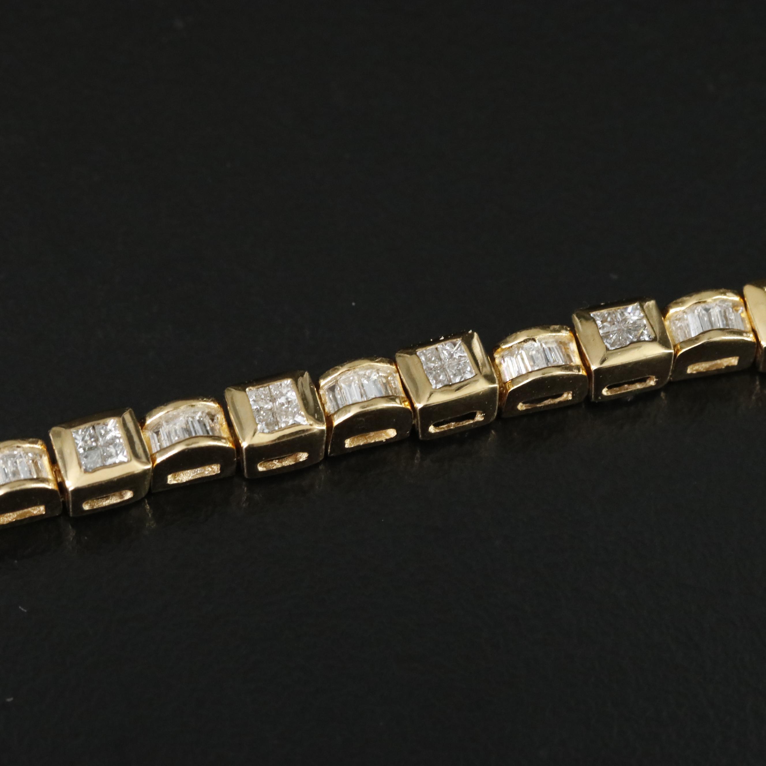 14K 2.50 CTW Diamond Bracelet