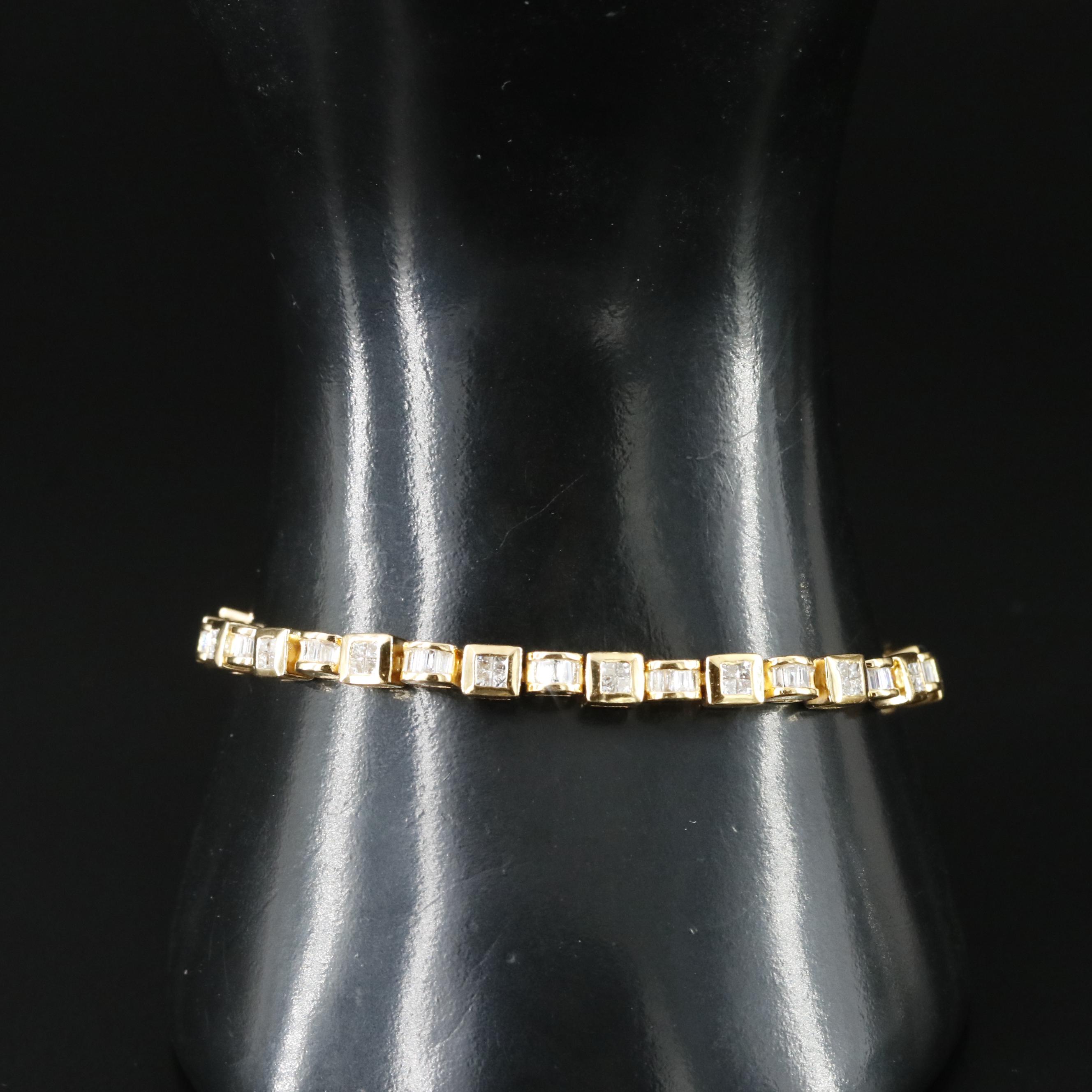 14K 2.50 CTW Diamond Bracelet
