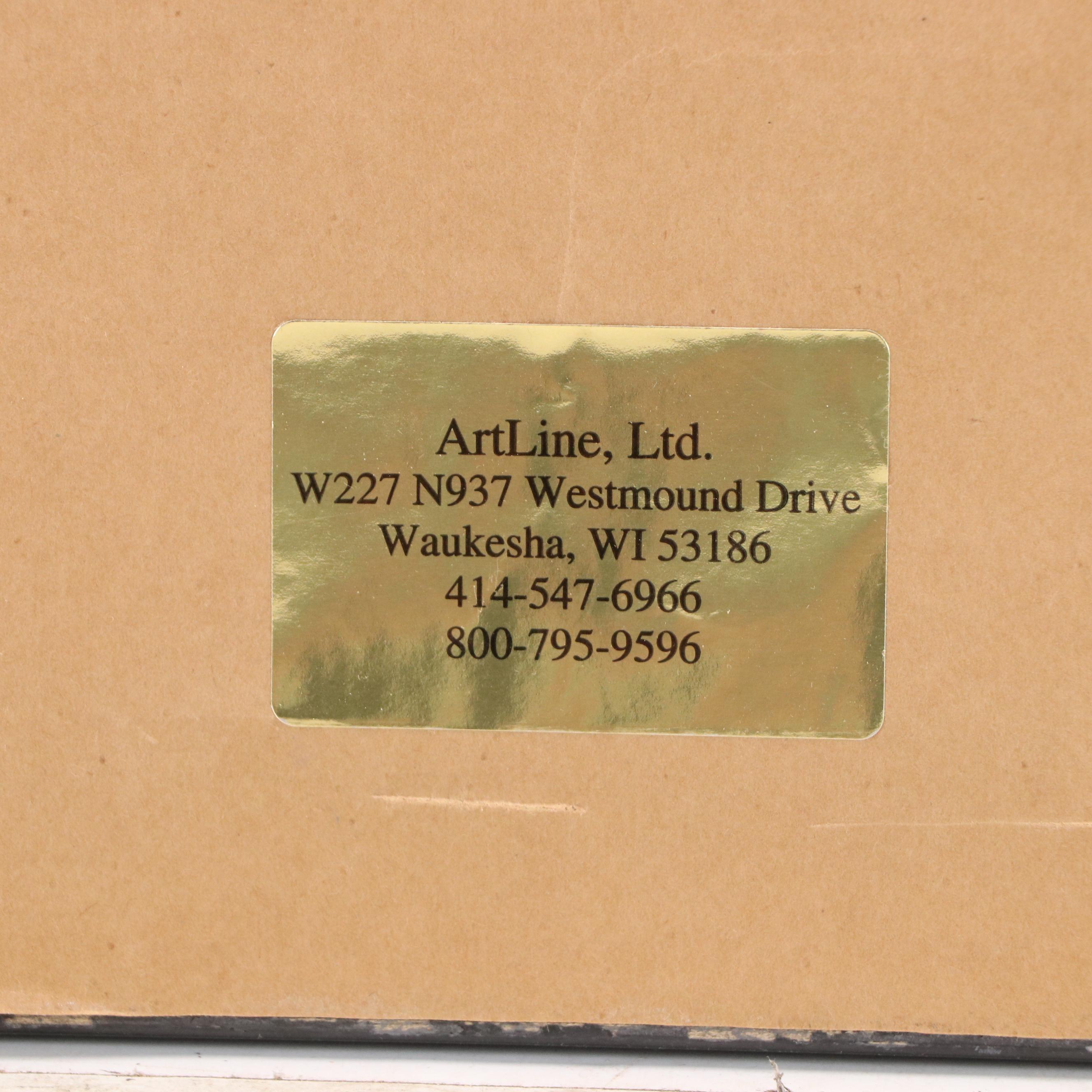 Bruce Bleach Mixed Media Collage "Silver Shard #5"