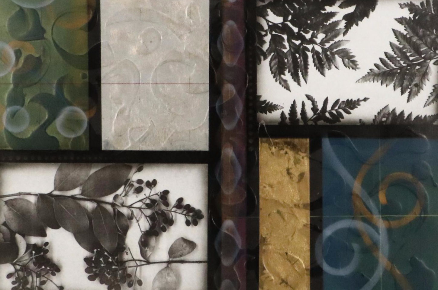 Mixed Media Composition "Niwa #349," 21st Century