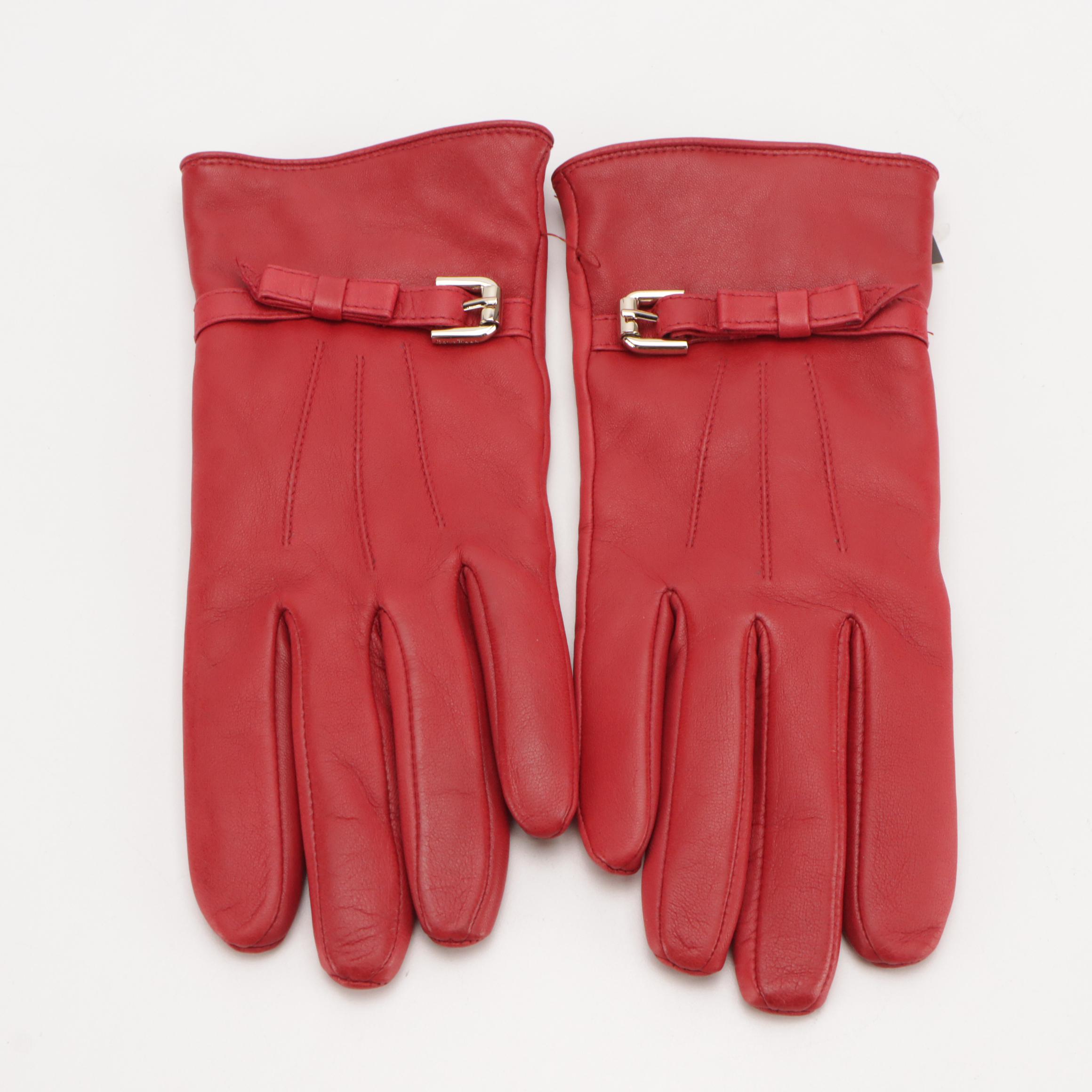 Cole Haan Clutch & Shoulder Bags, Cashmere Lined Leather Gloves & Silk Scarf