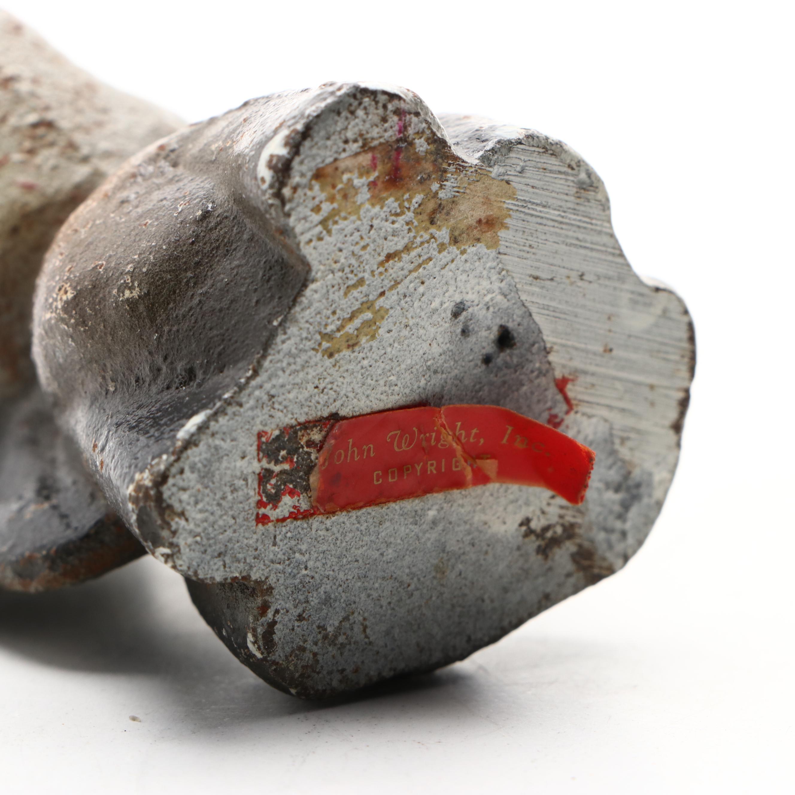 Painted Cast Iron Elephant, Birds and Donkey Bottle Openers, Mid-20th Century