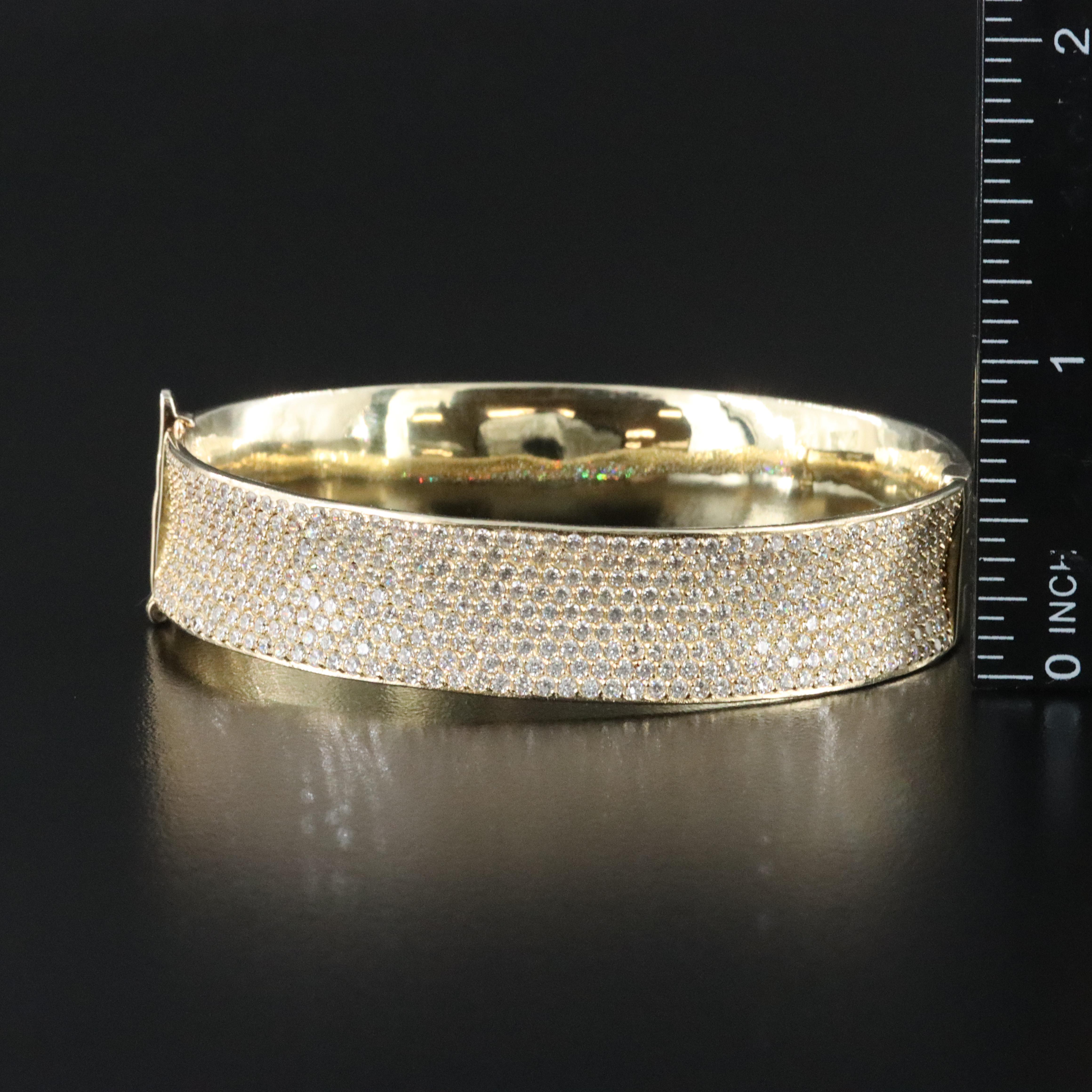 Sterling White Topaz Concave Bracelet