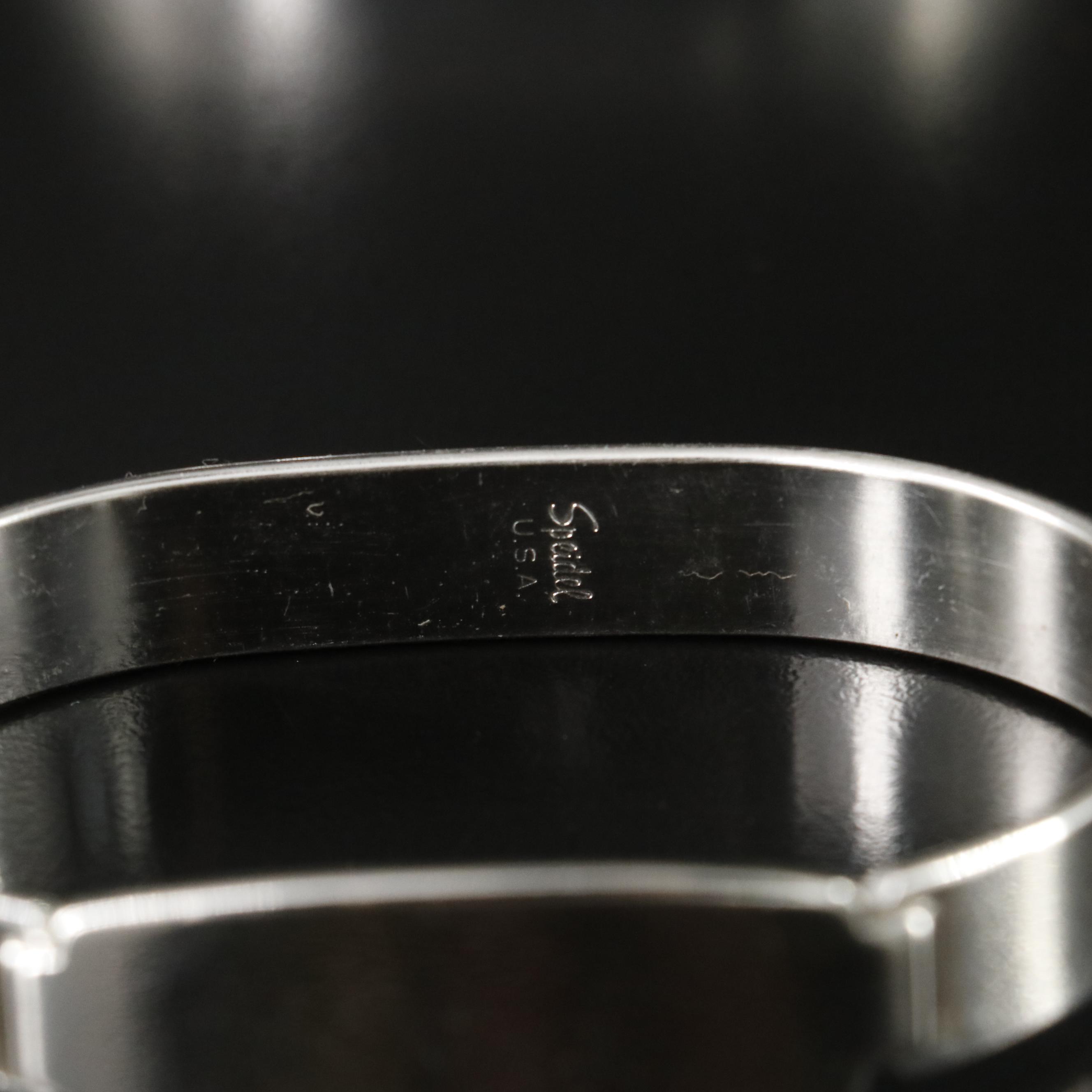 Bracelet Collection Featuring Rhinestones and Malachite