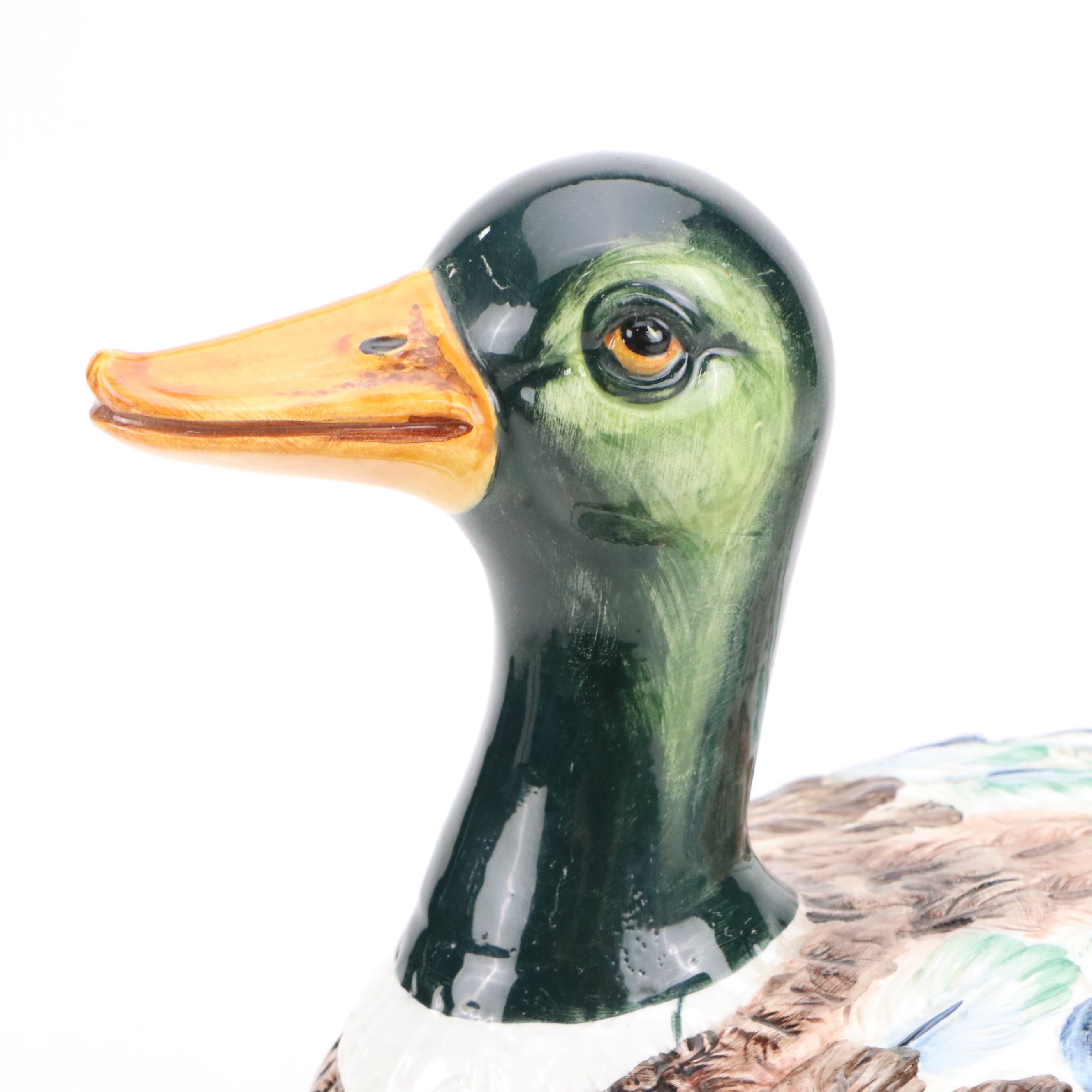 Ceramic Duck-Shaped Tureen, Mid to Late 20th Century