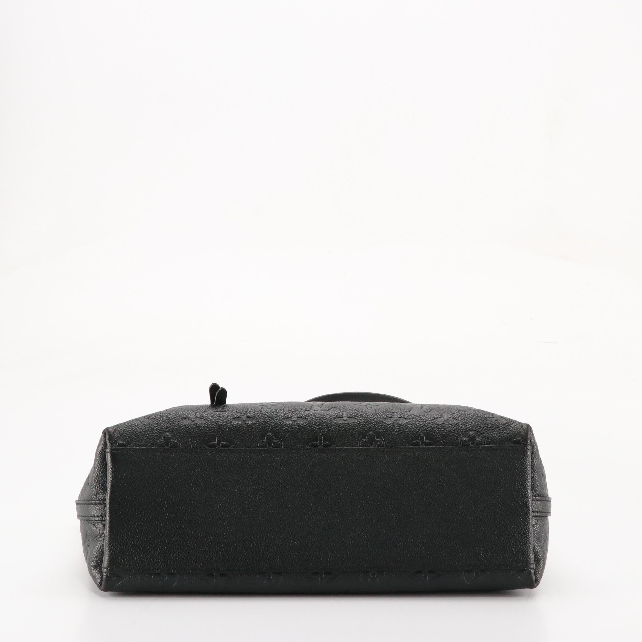 Louis Vuitton Bastille MM Two-Way Bag in Black Monogram Empreinte Leather