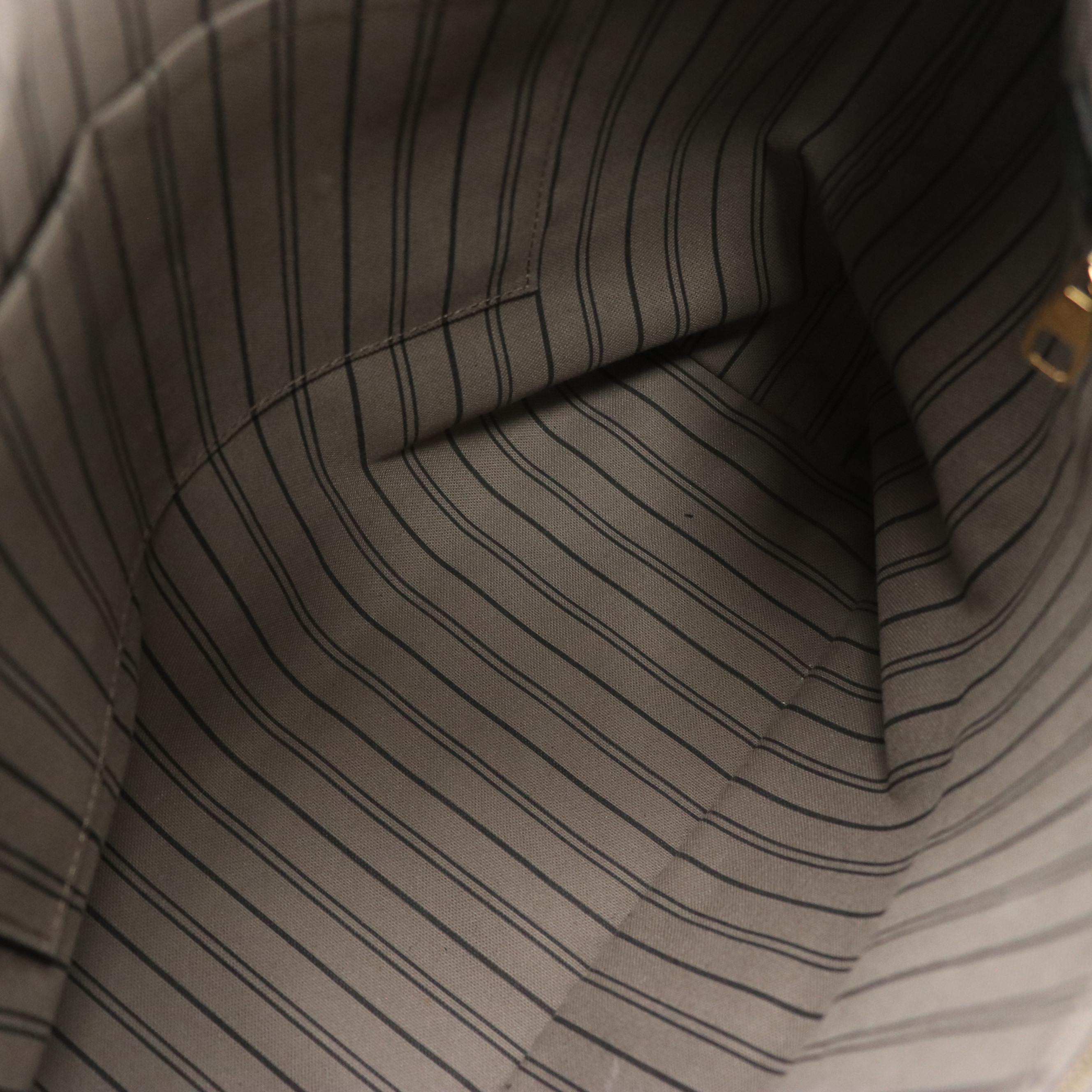 Louis Vuitton Bastille MM Two-Way Bag in Black Monogram Empreinte Leather