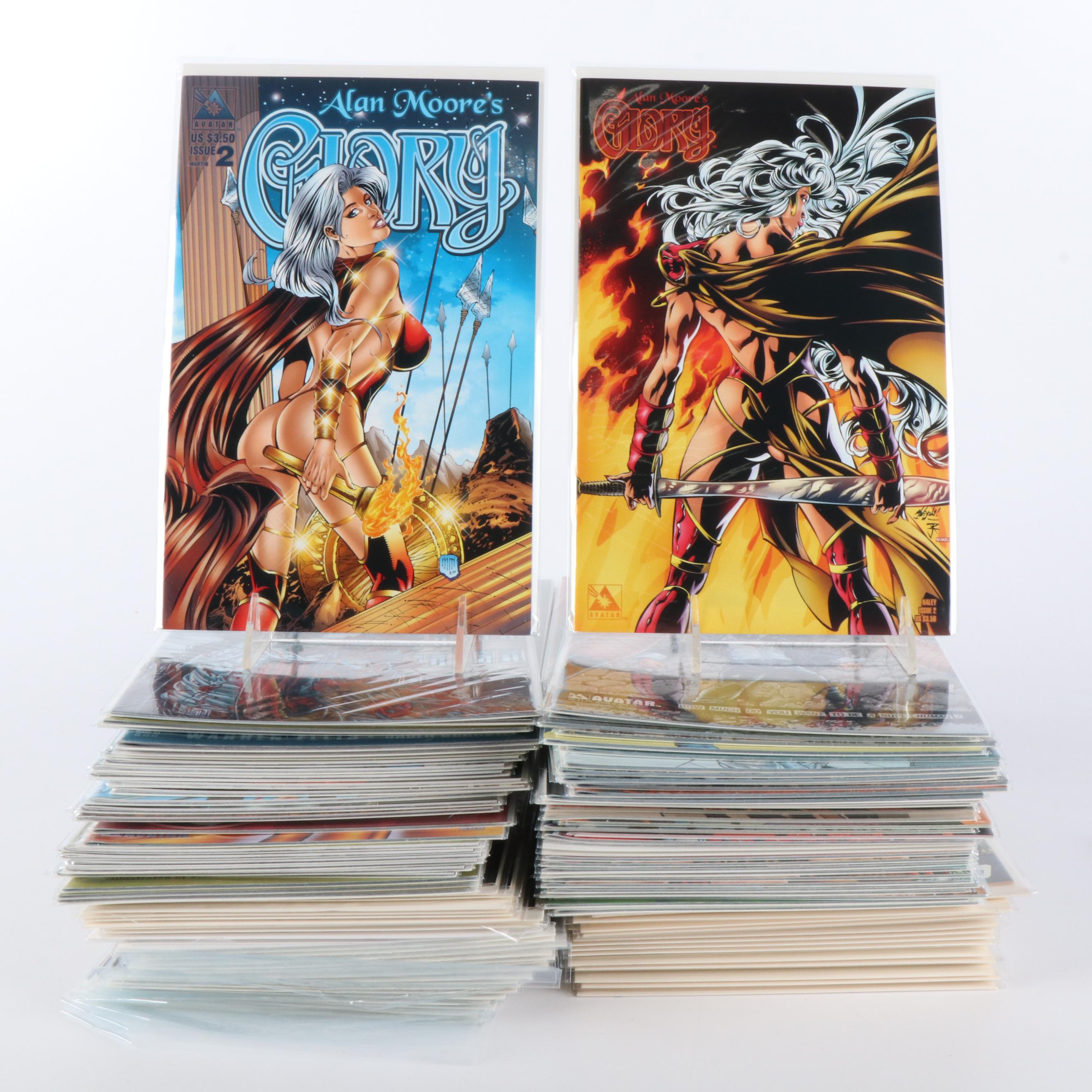 150+ Modern Age Comics Featuring "Glory" and "No Hero"