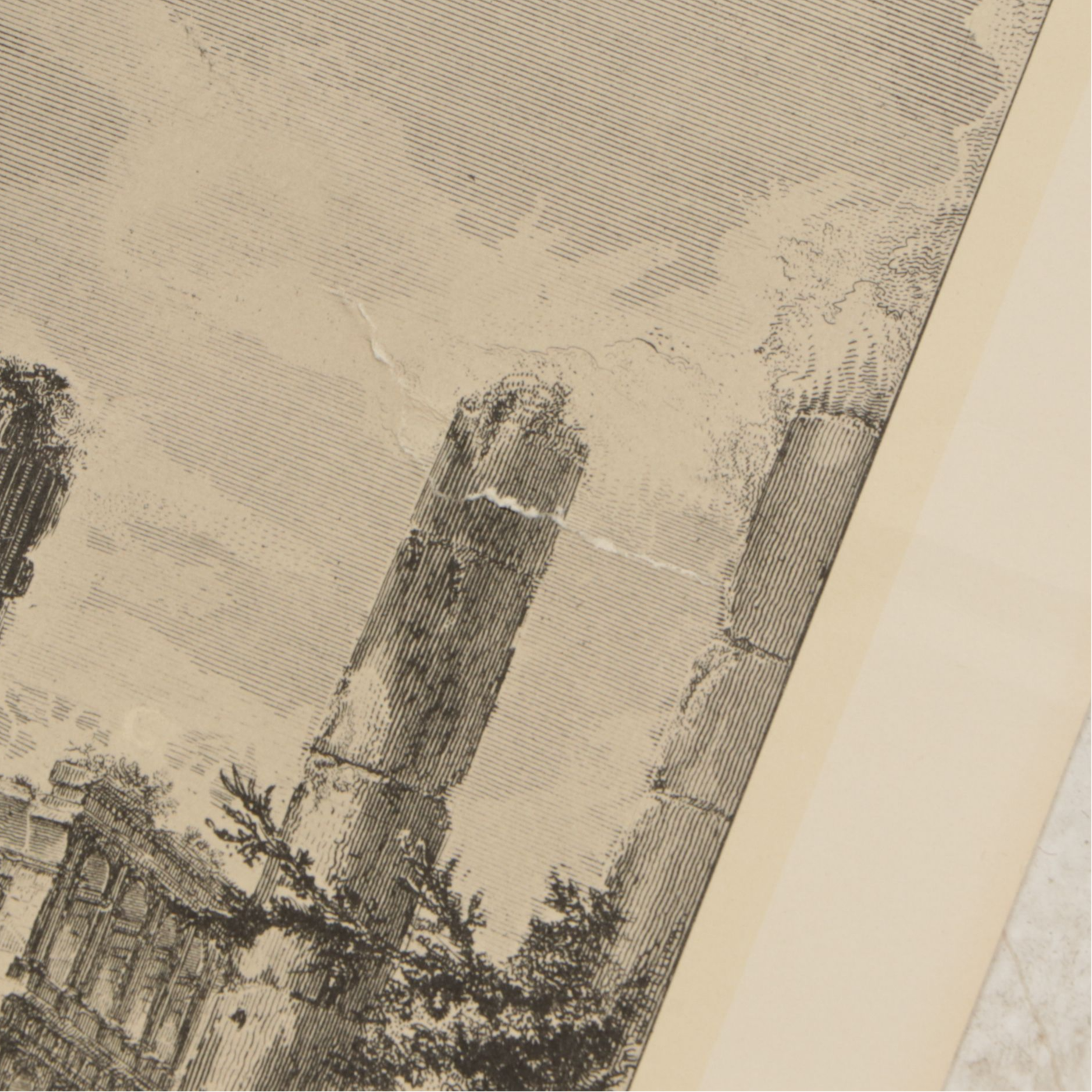 Architectural Lithographs After Giovanni Piranesi From "Views Of Rome," 1957