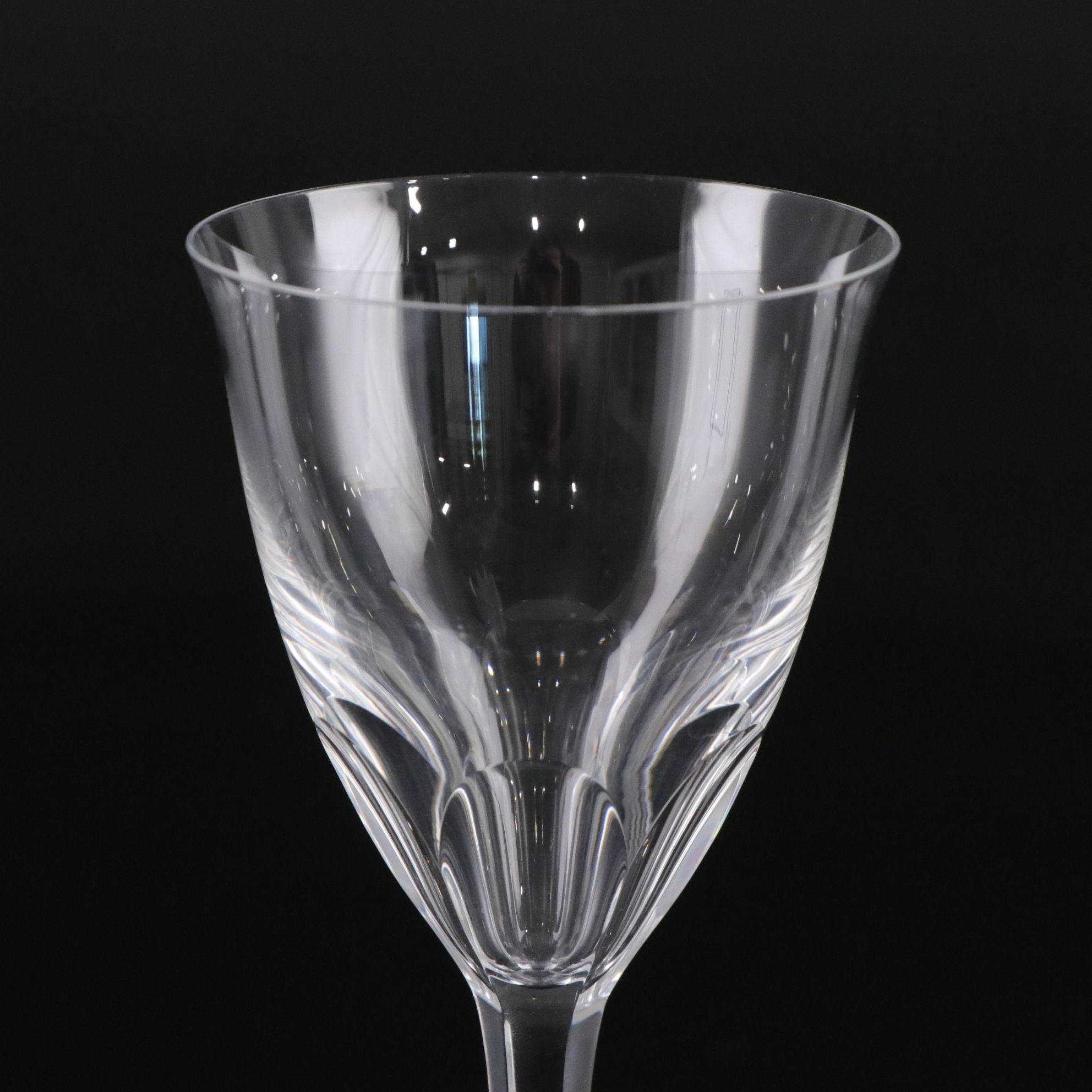 Baccarat "Genova" Crystal Tall Water Goblets