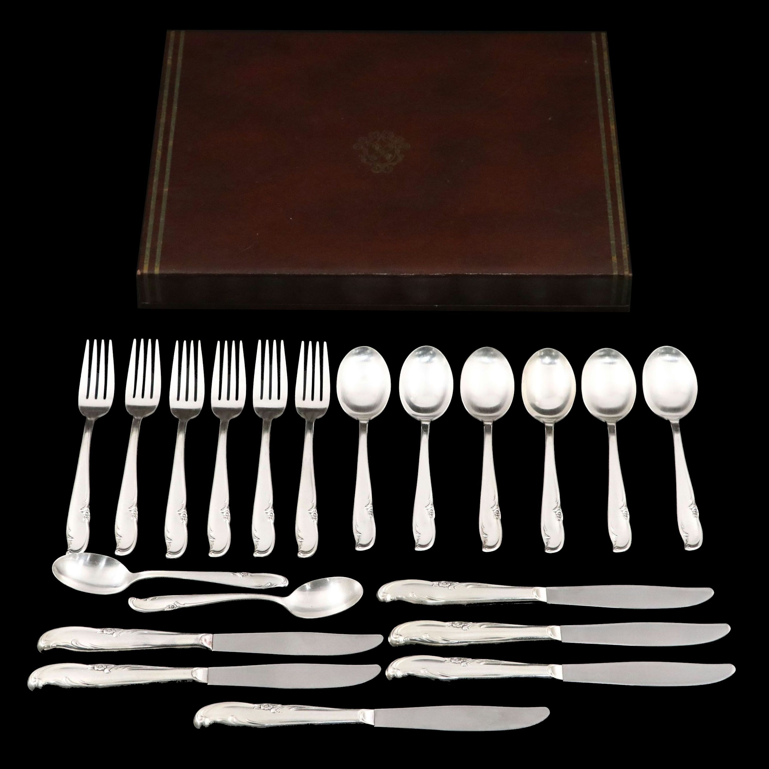 Wm. Rogers "Allure-Teatime" Silver Plate Flatware