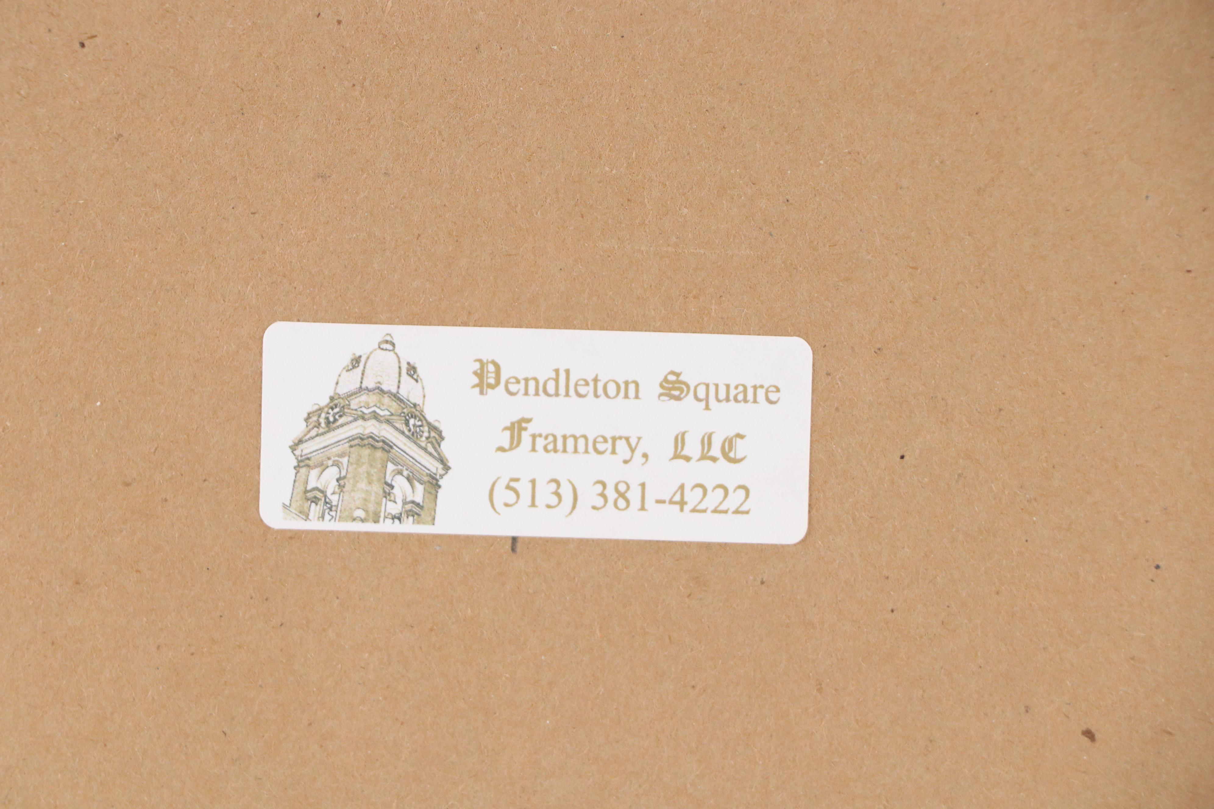 Watercolor Painting of Impressionistic Landscape, Late 20th - Early 21st Century