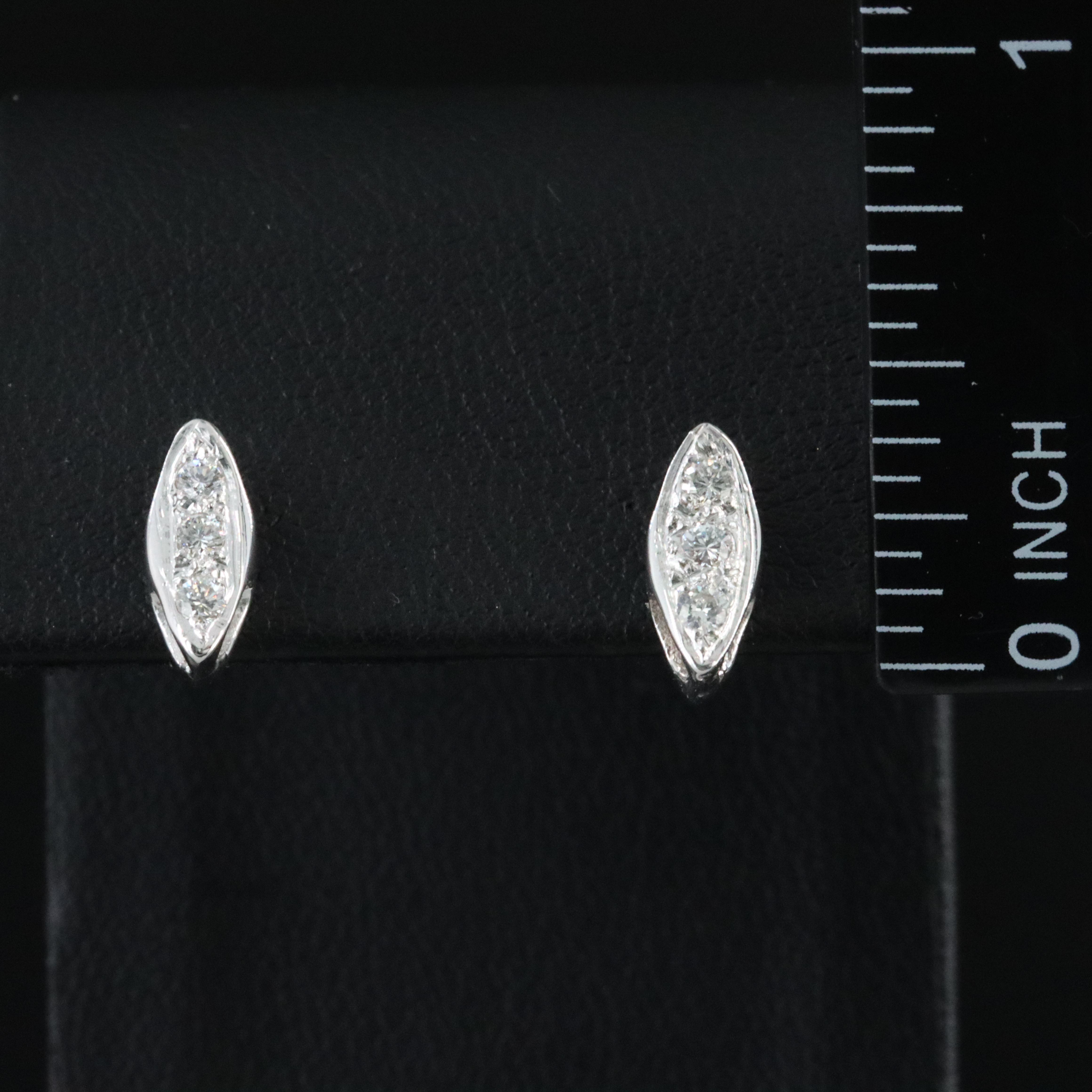 18K 0.20 CTW Diamond Earrings