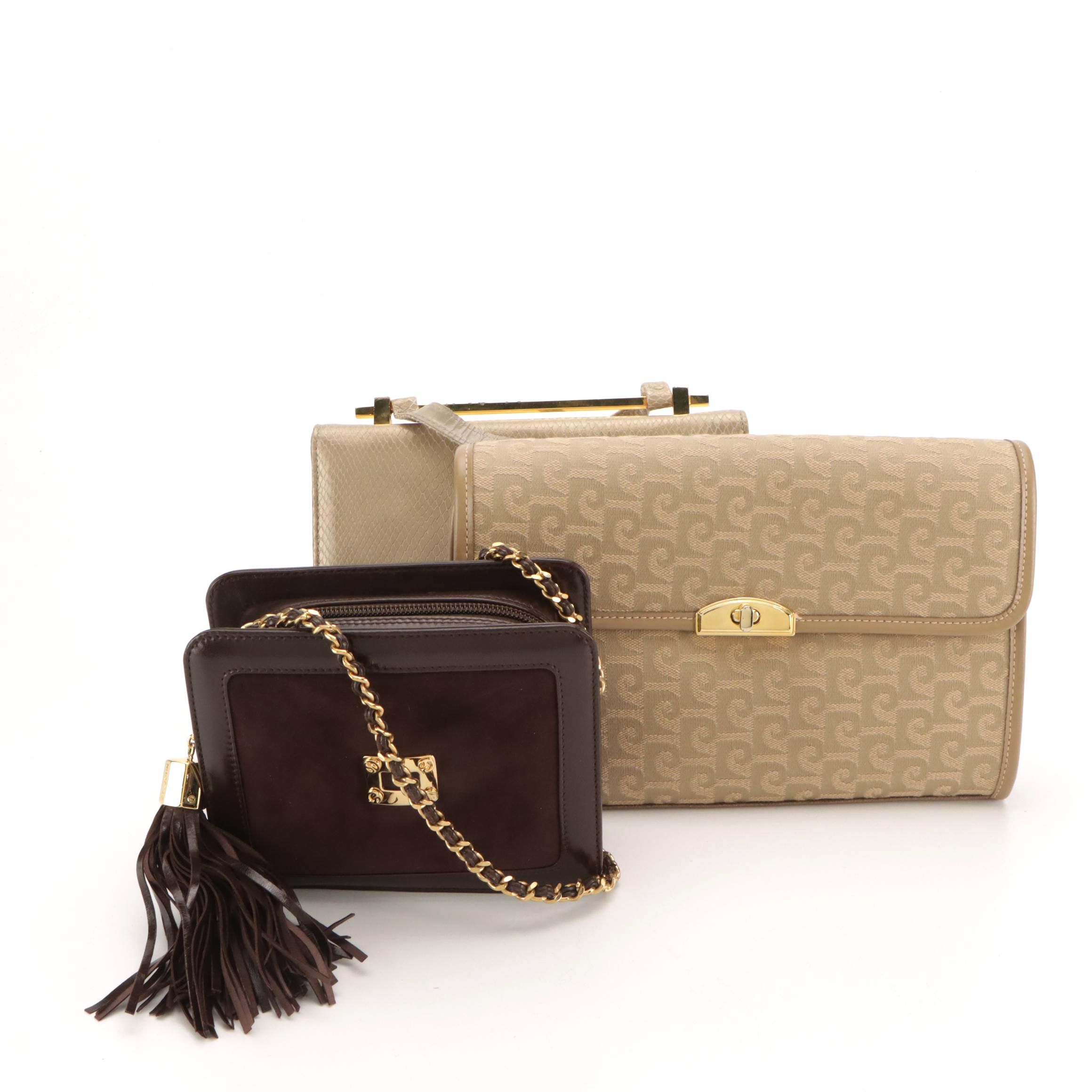 Stuart Weitzman, St. John and Pierre Cardin Vintage Bags