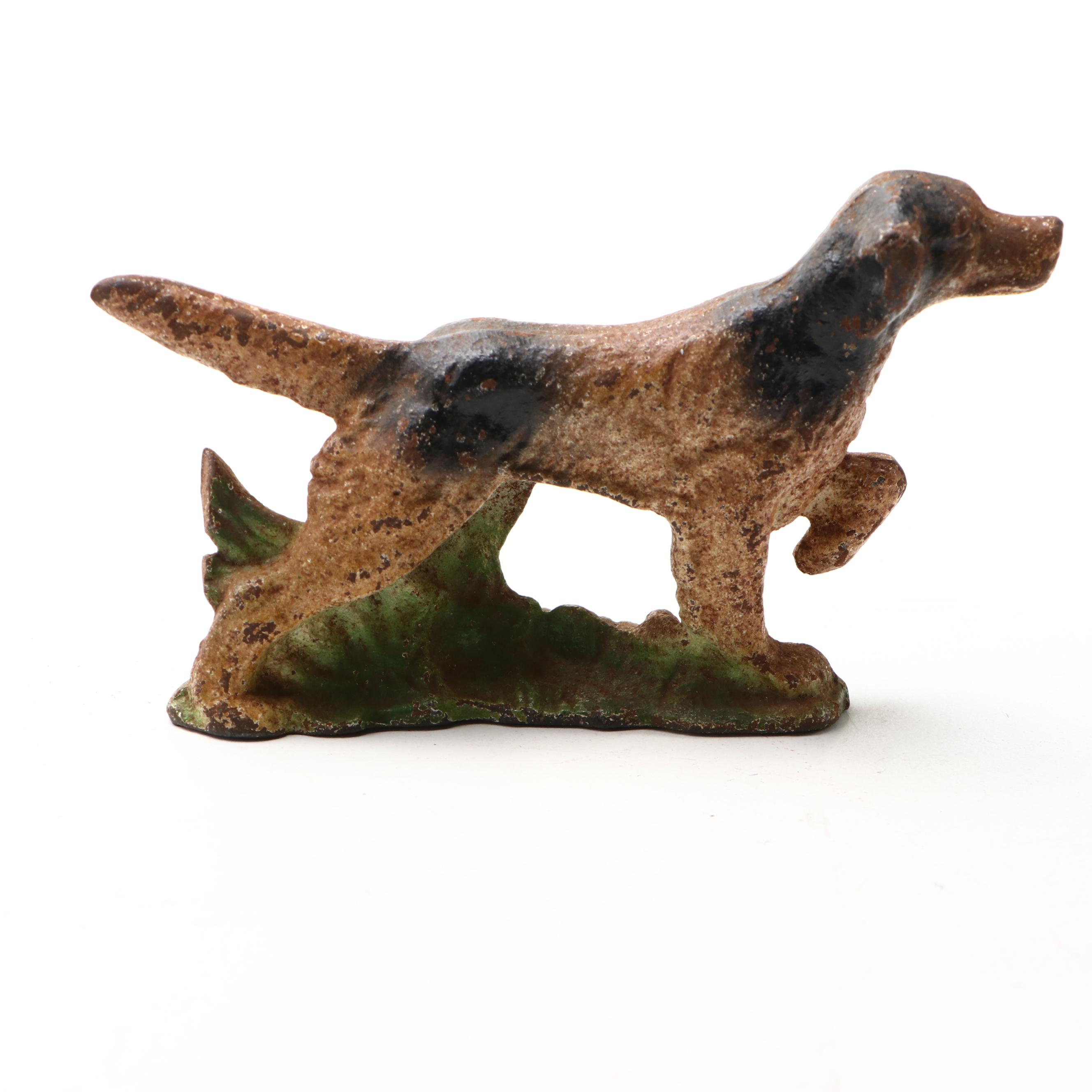 Painted Cast Iron Donkey, Dog, and Bird Bottle Openers, Mid-20th Century