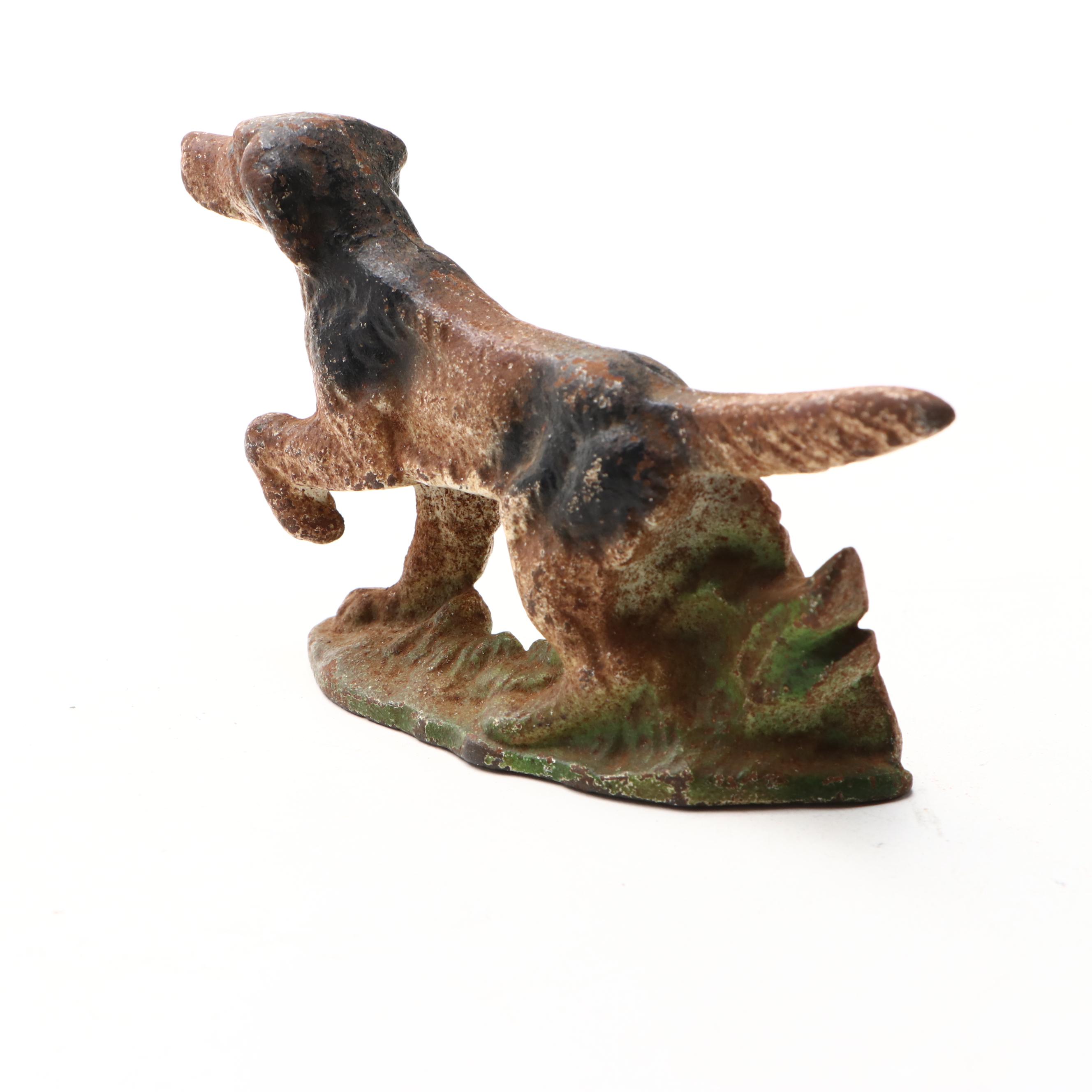 Painted Cast Iron Donkey, Dog, and Bird Bottle Openers, Mid-20th Century