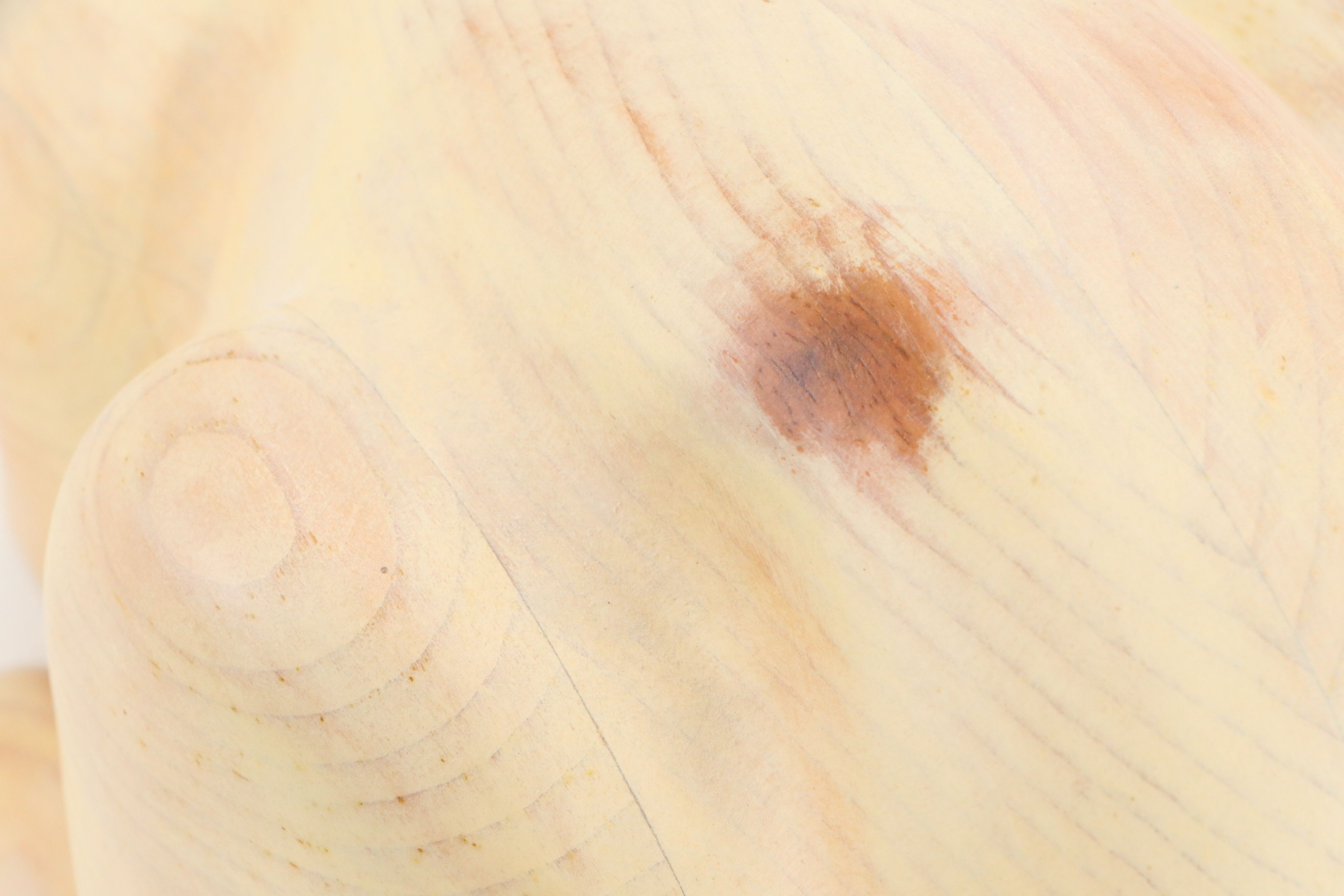 Bradford E. Horn Carved Wooden Rabbit, 1987