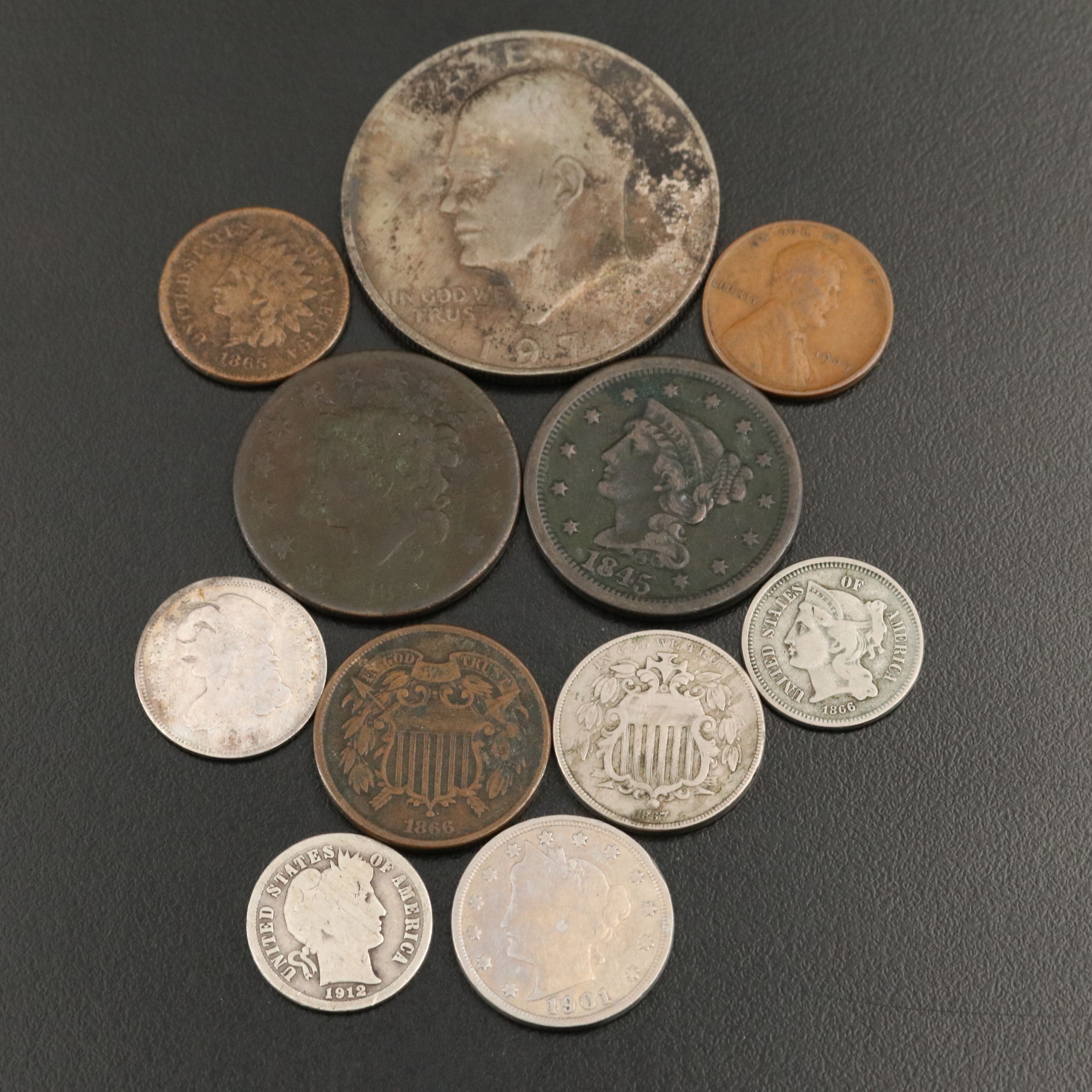 Collection of Eleven Different U.S. Type Coins