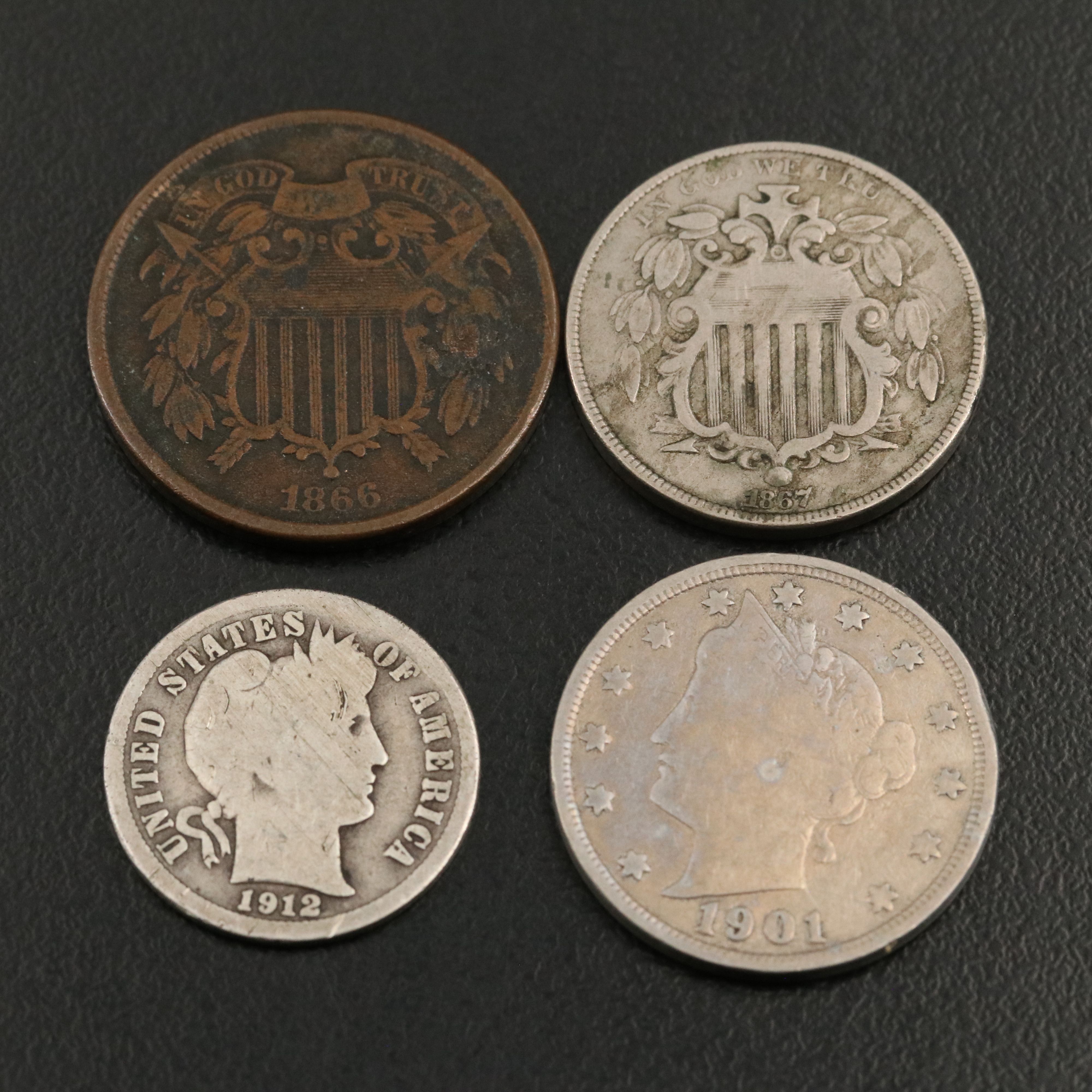 Collection of Eleven Different U.S. Type Coins