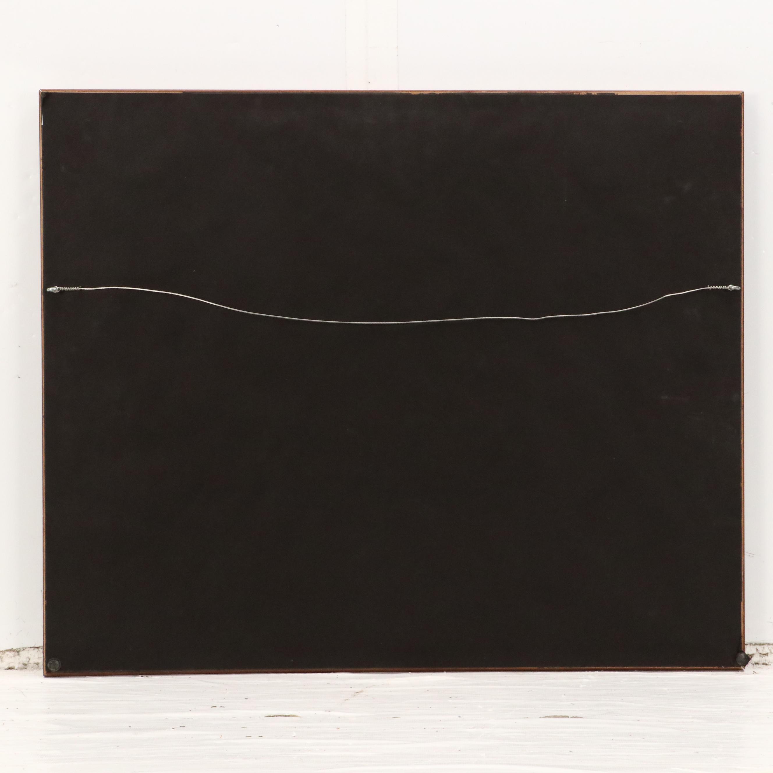 Jean Greenburg Helburn Rural Landscape Watercolor Painting, Late 20th Century