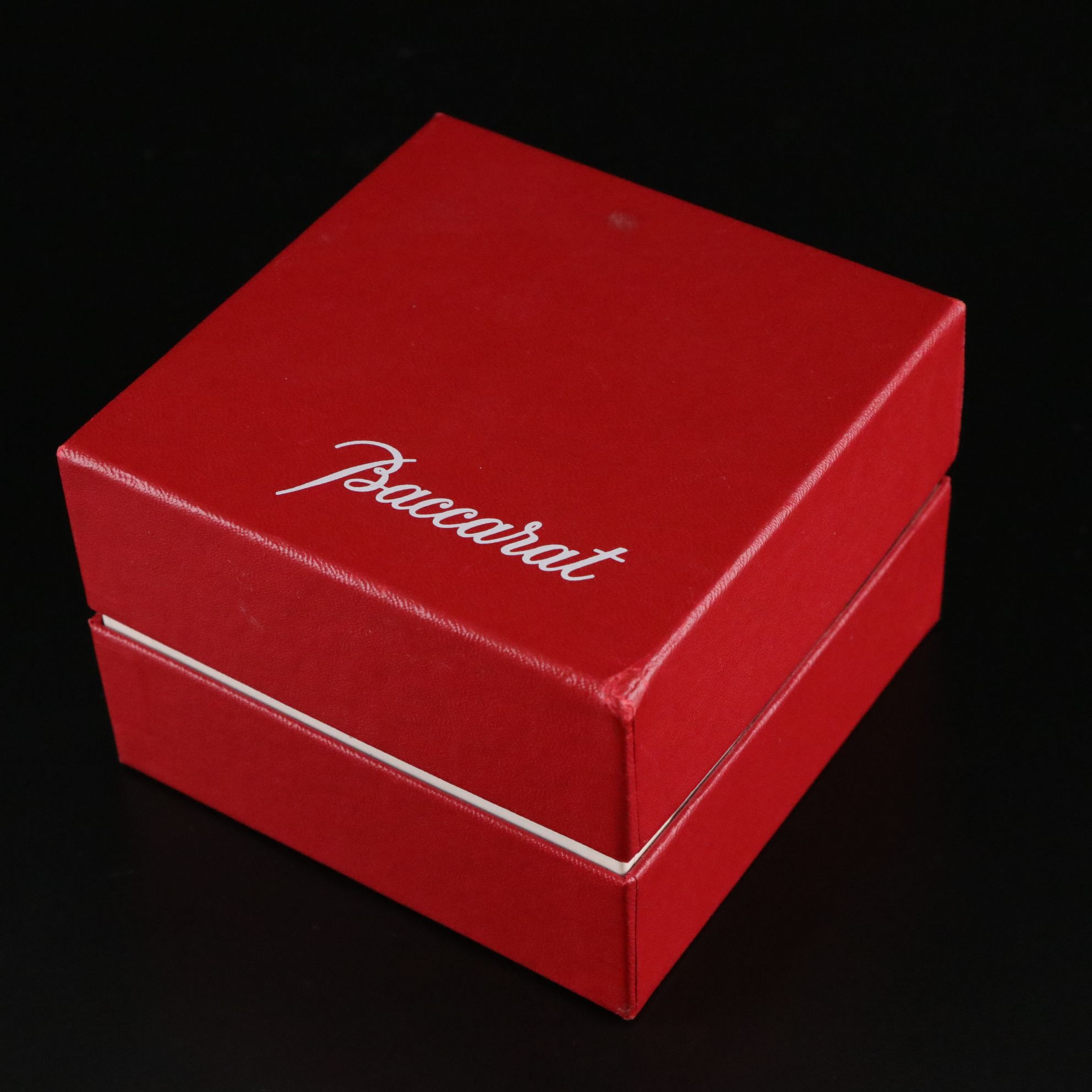 Waterford and Val St. Lambert Crystal Candlesticks and Baccarat Crystal Clock