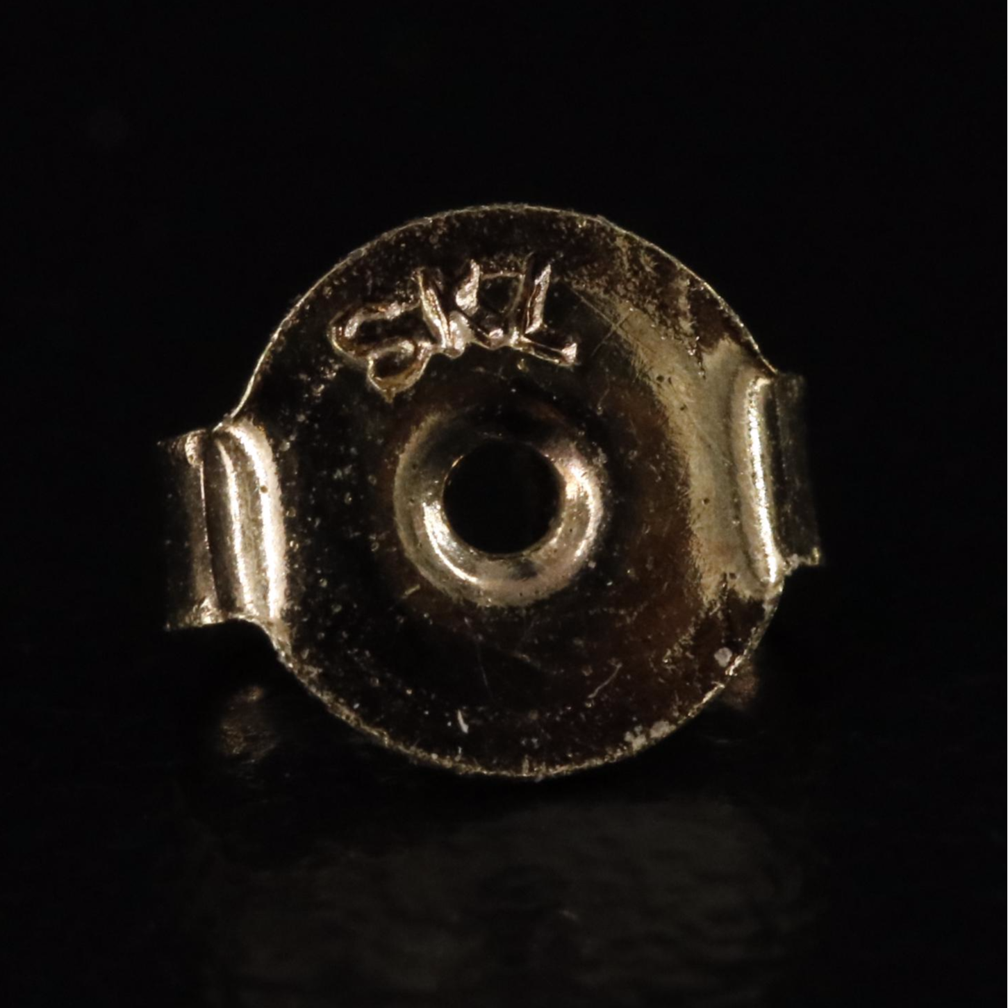 14K Two-Tone Sand Dollar Earrings