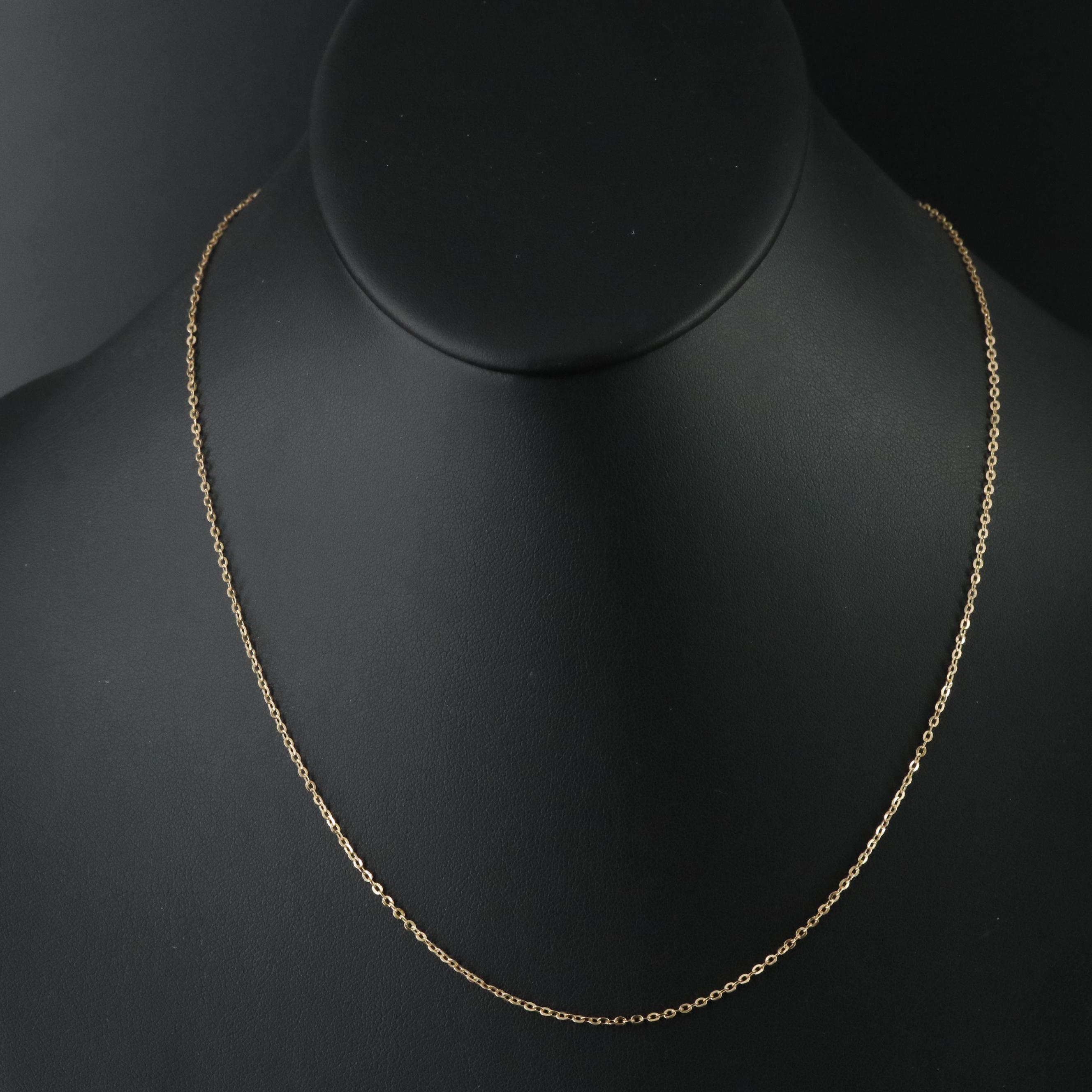 Italian 14K Cable Chain Necklace