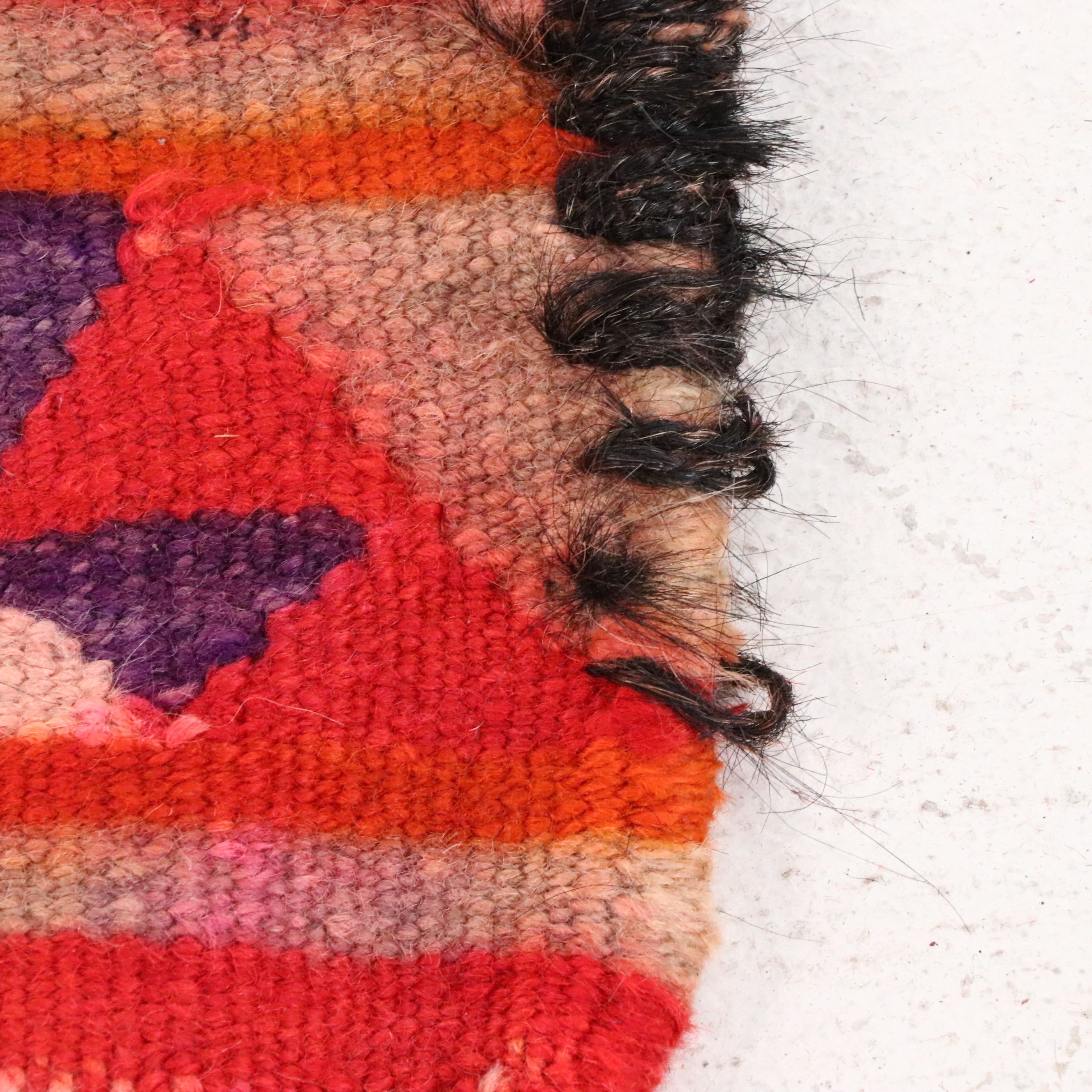 3'3 x 11'11 Hand-Knotted Moroccan Berber Long Rug