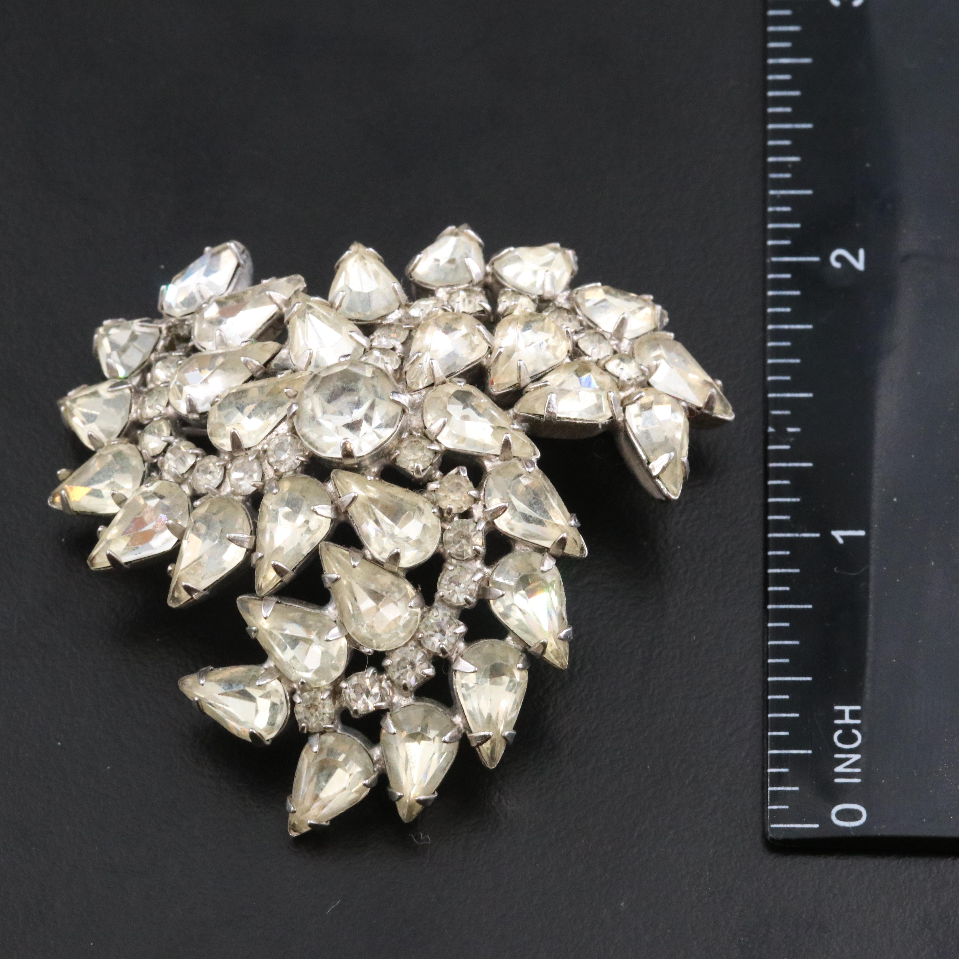 Vintage Rhinestone and CZ Brooch Collection