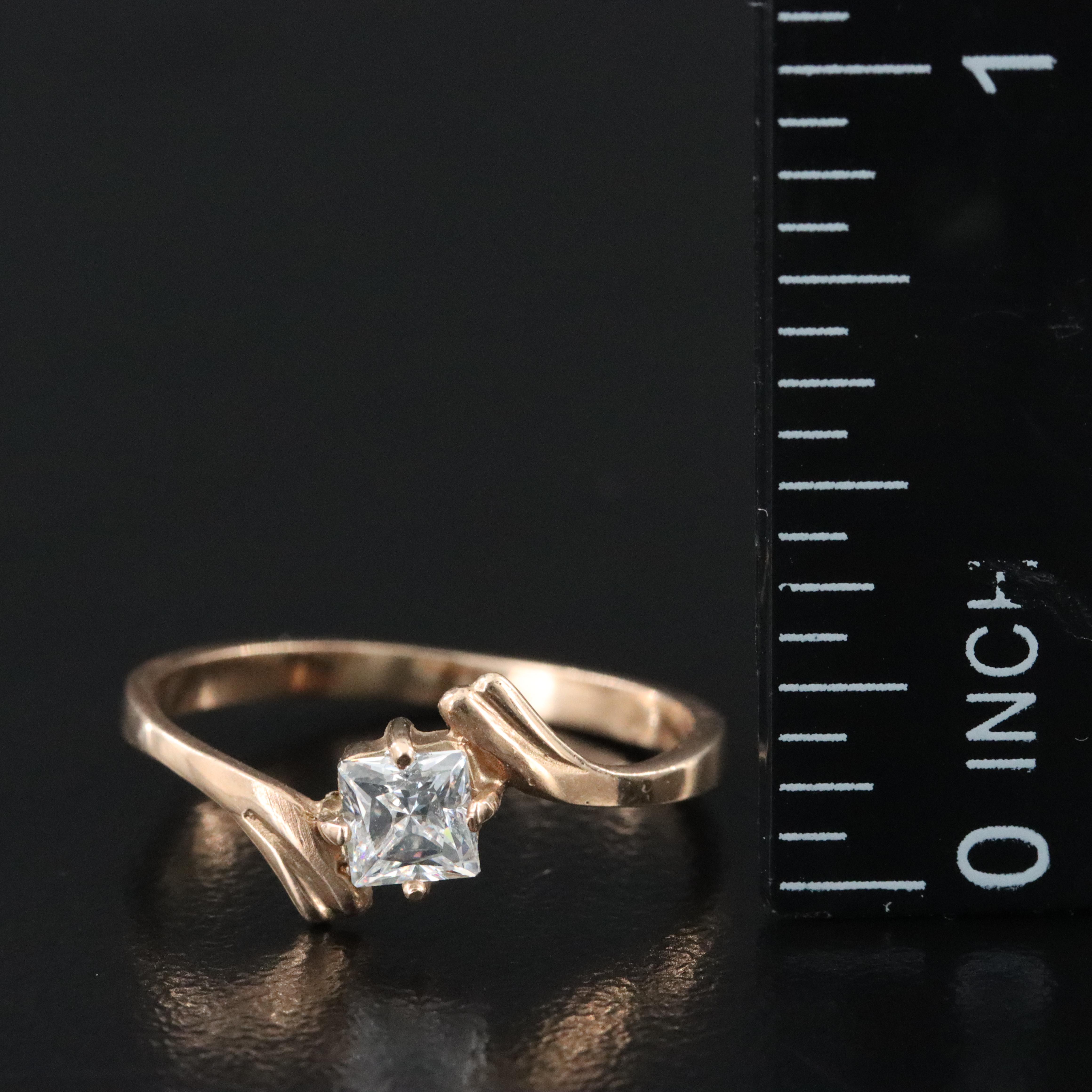 14K CZ Ring