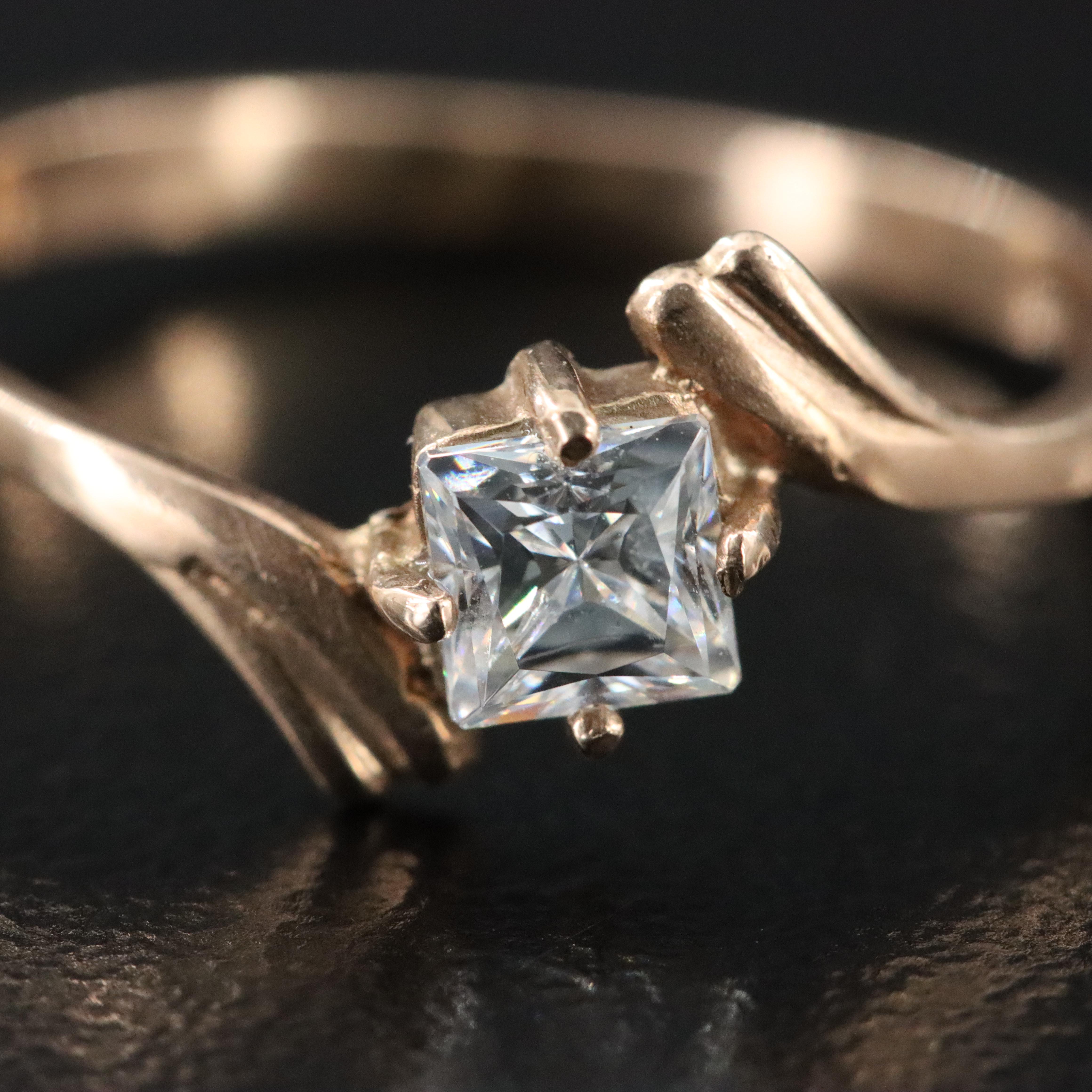 14K CZ Ring