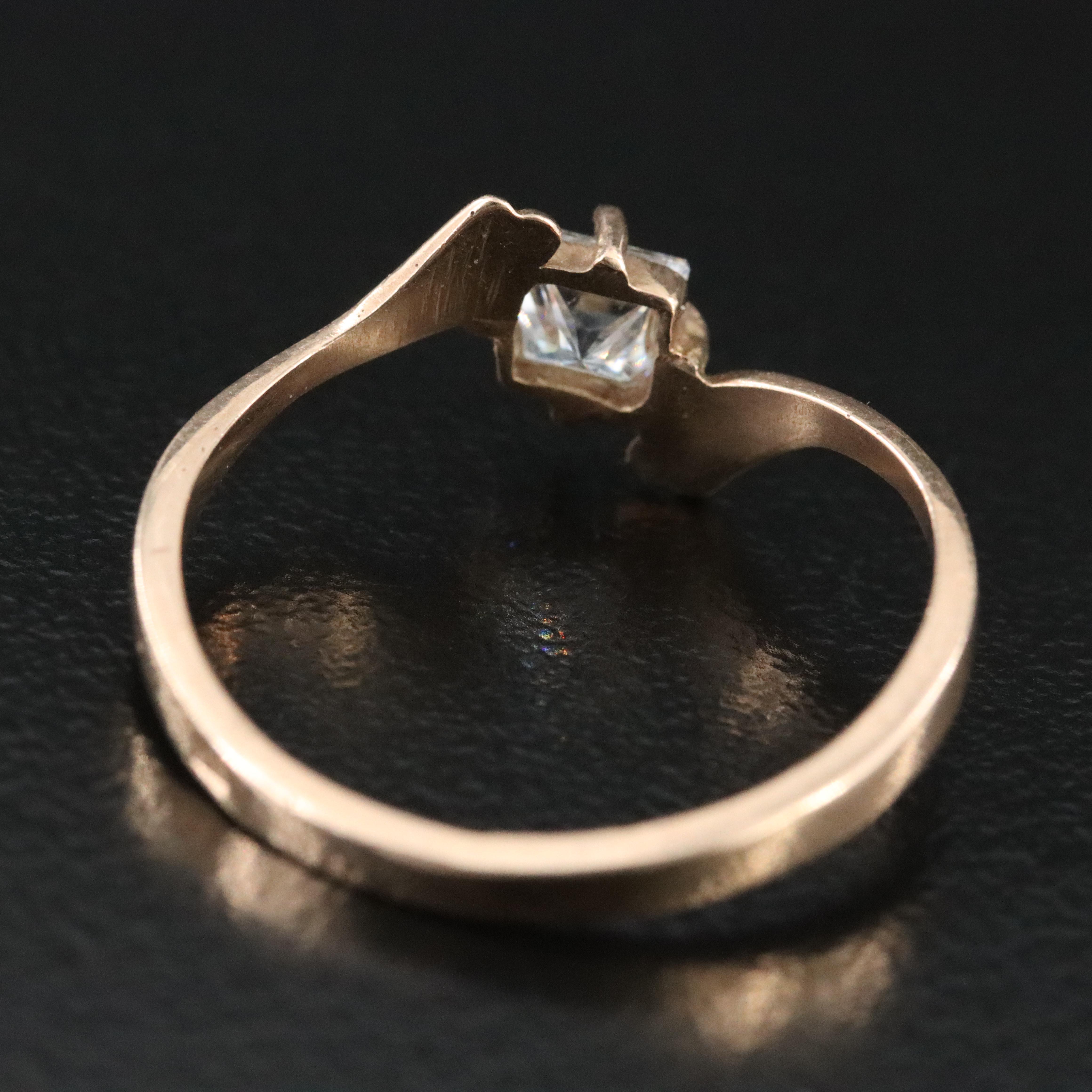 14K CZ Ring