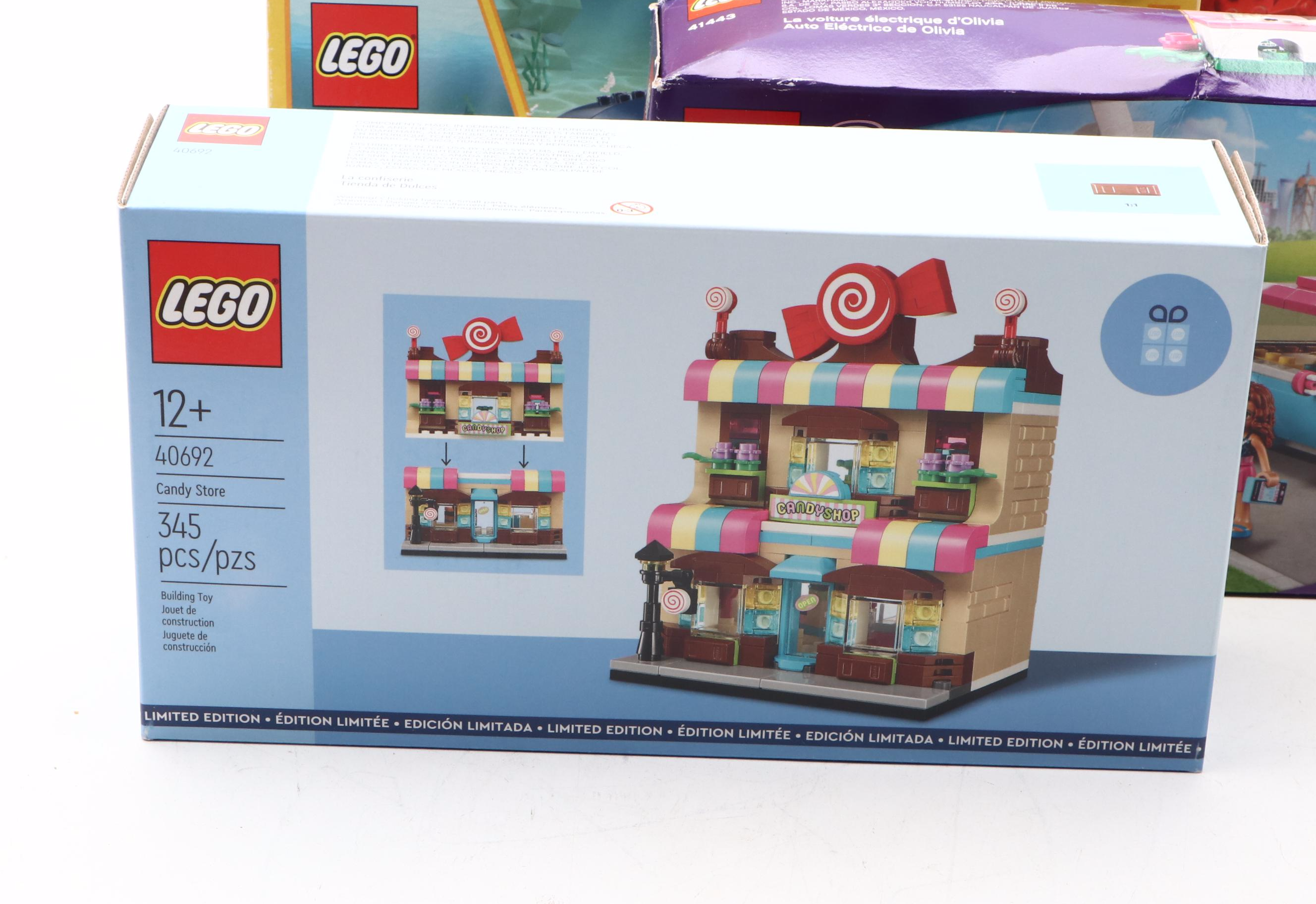LEGO Limited Edition Candy Shop with LEGO Friends and More Classic Sets