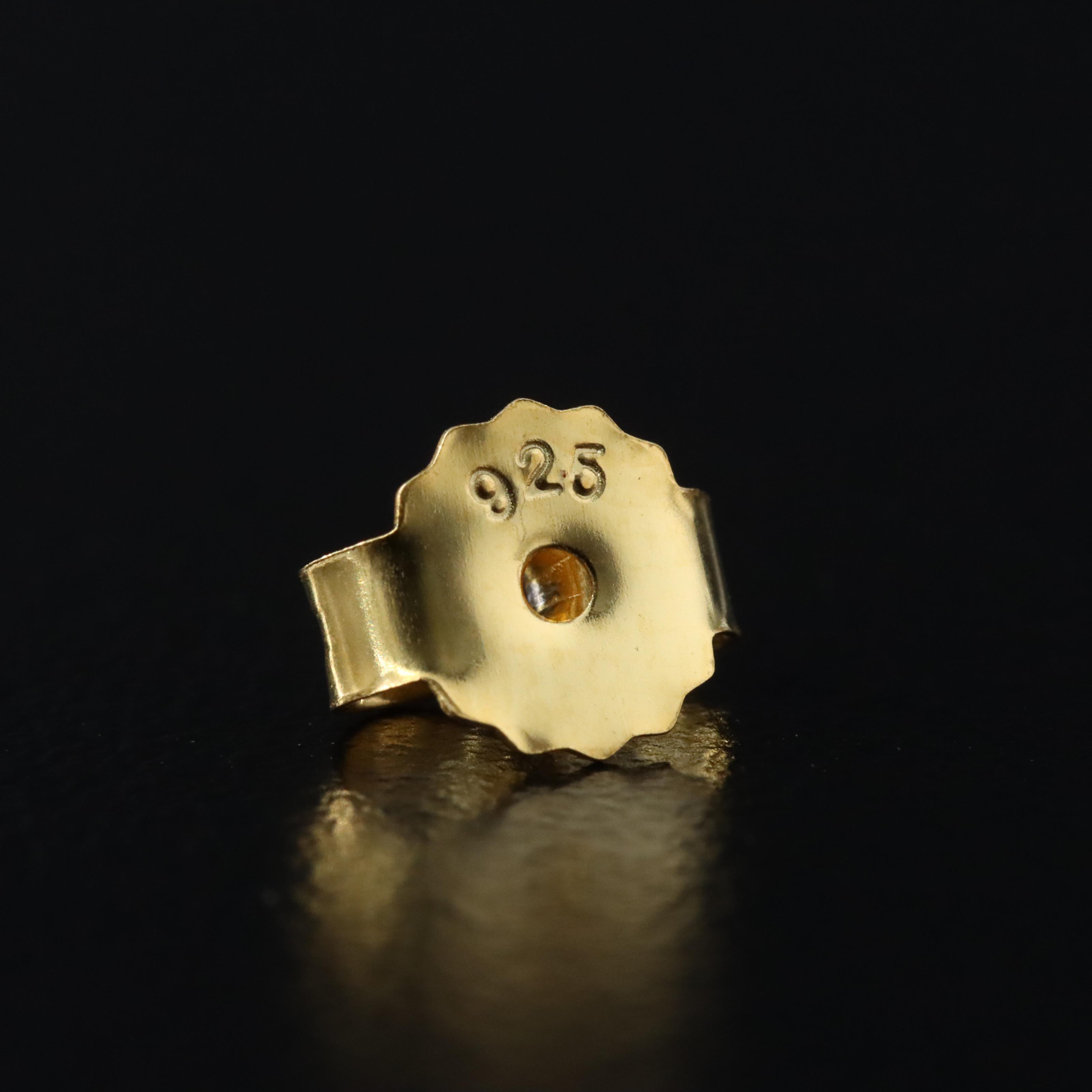 Sterling Emerald Flower Earrings