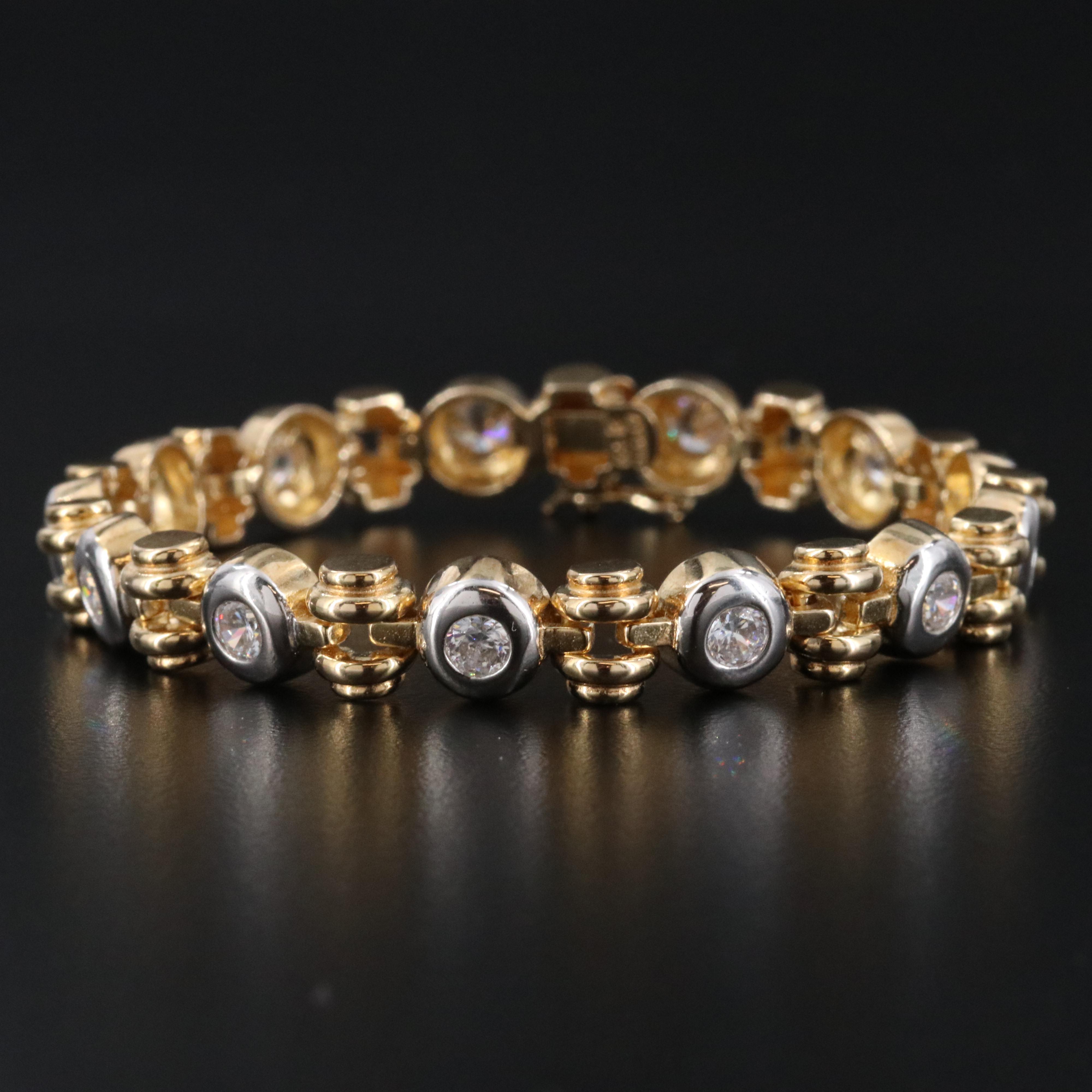 Sterling CZ Bracelet