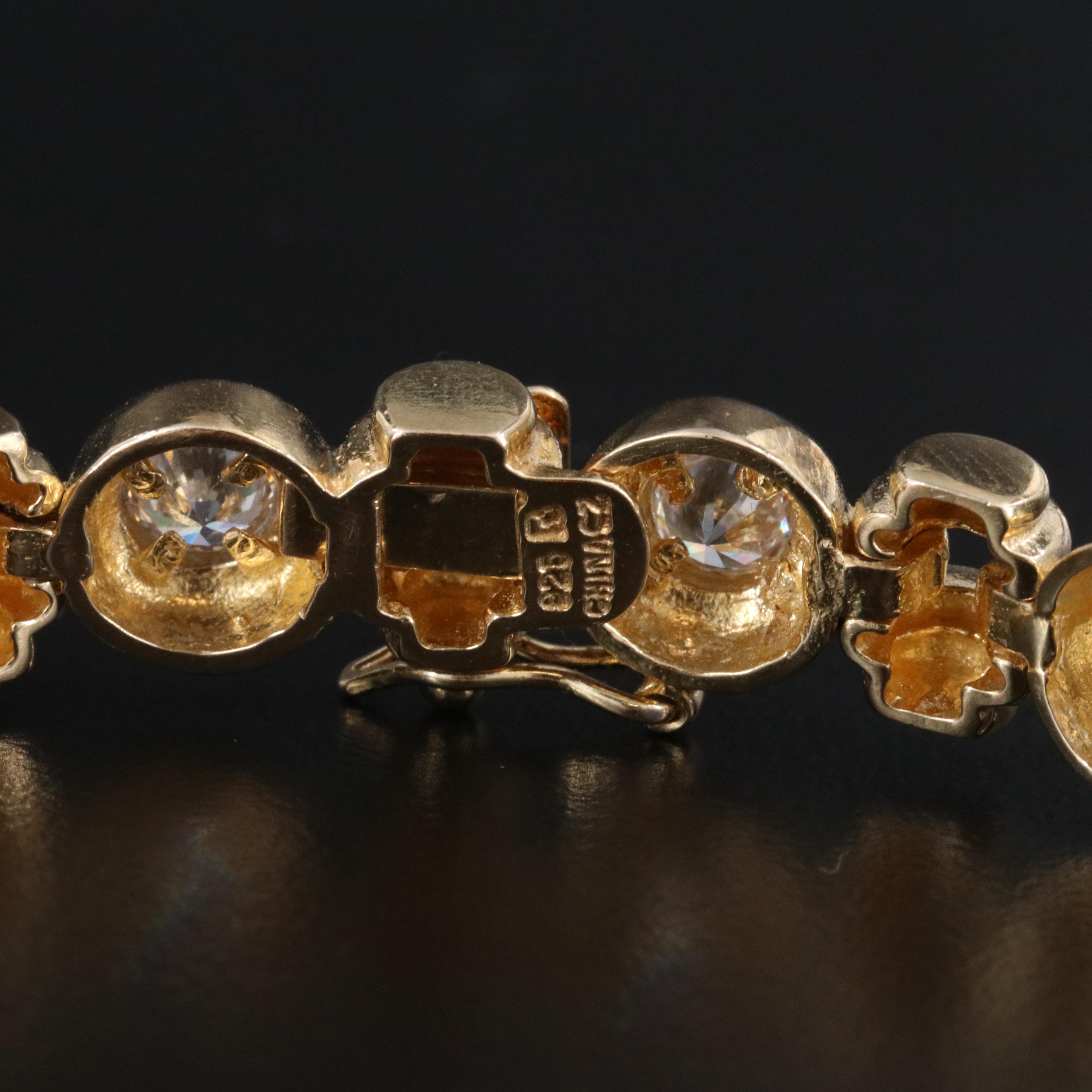 Sterling CZ Bracelet