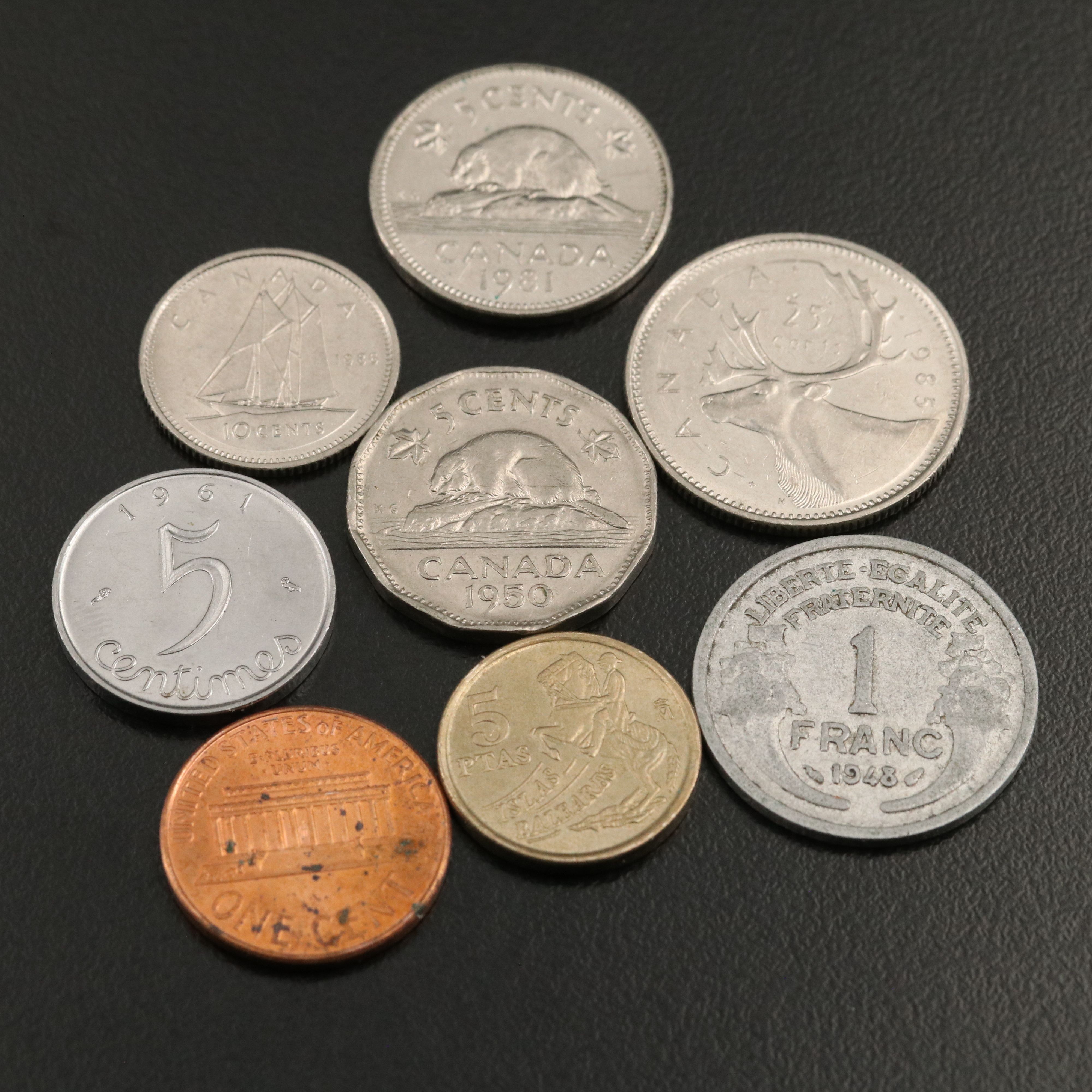 Group of Medals, Tokens, and Foreign Coins