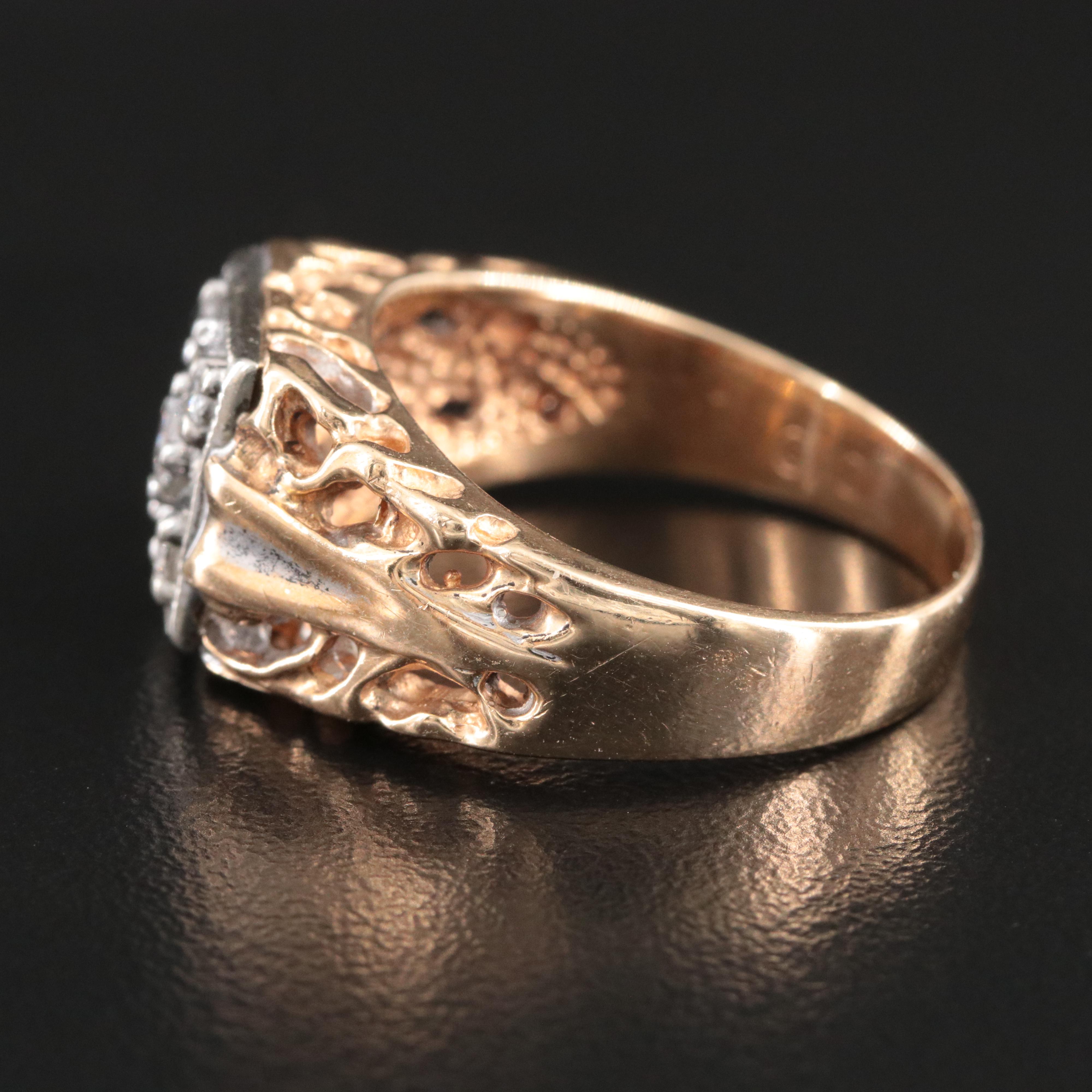 10K 0.24 CTW Diamond Ring