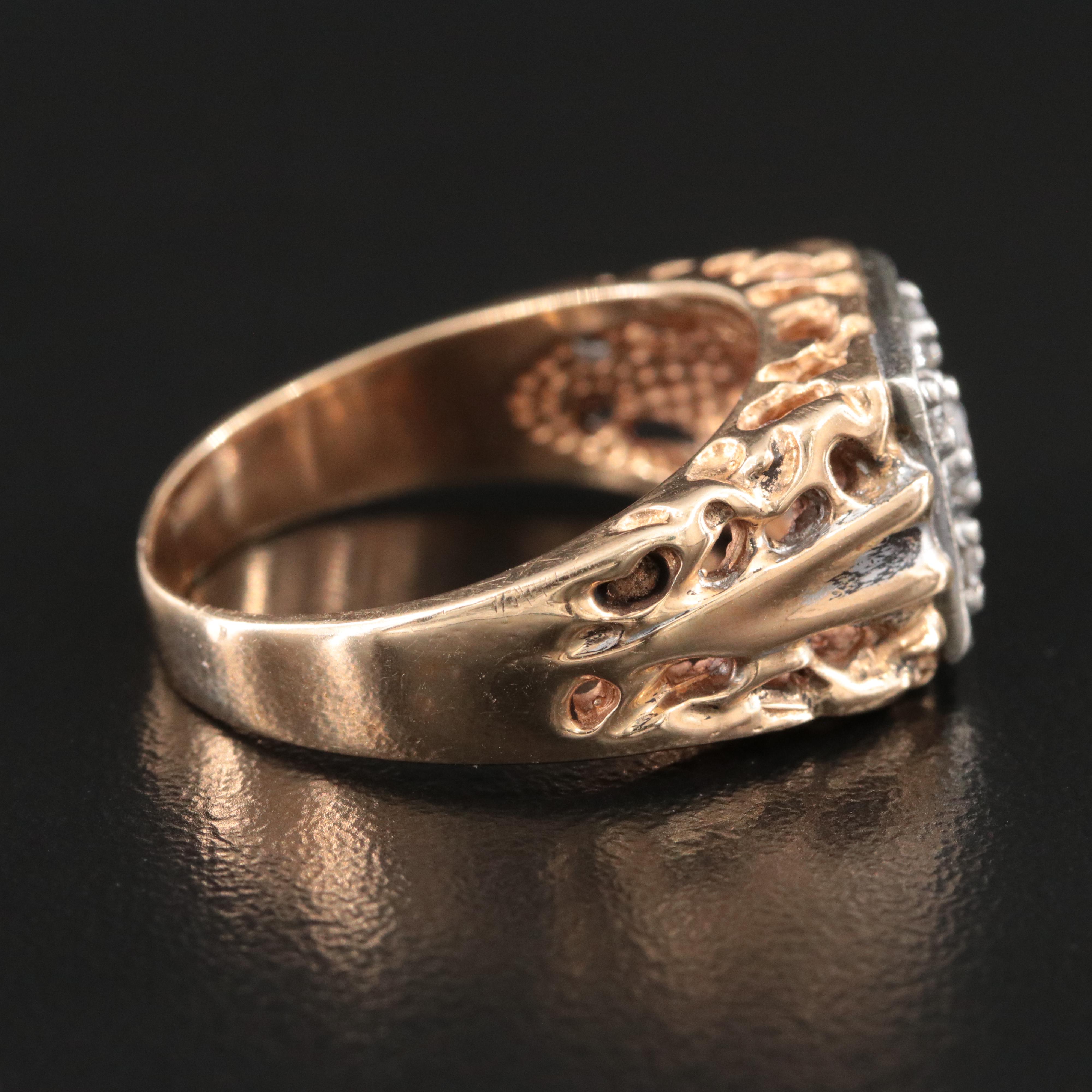 10K 0.24 CTW Diamond Ring