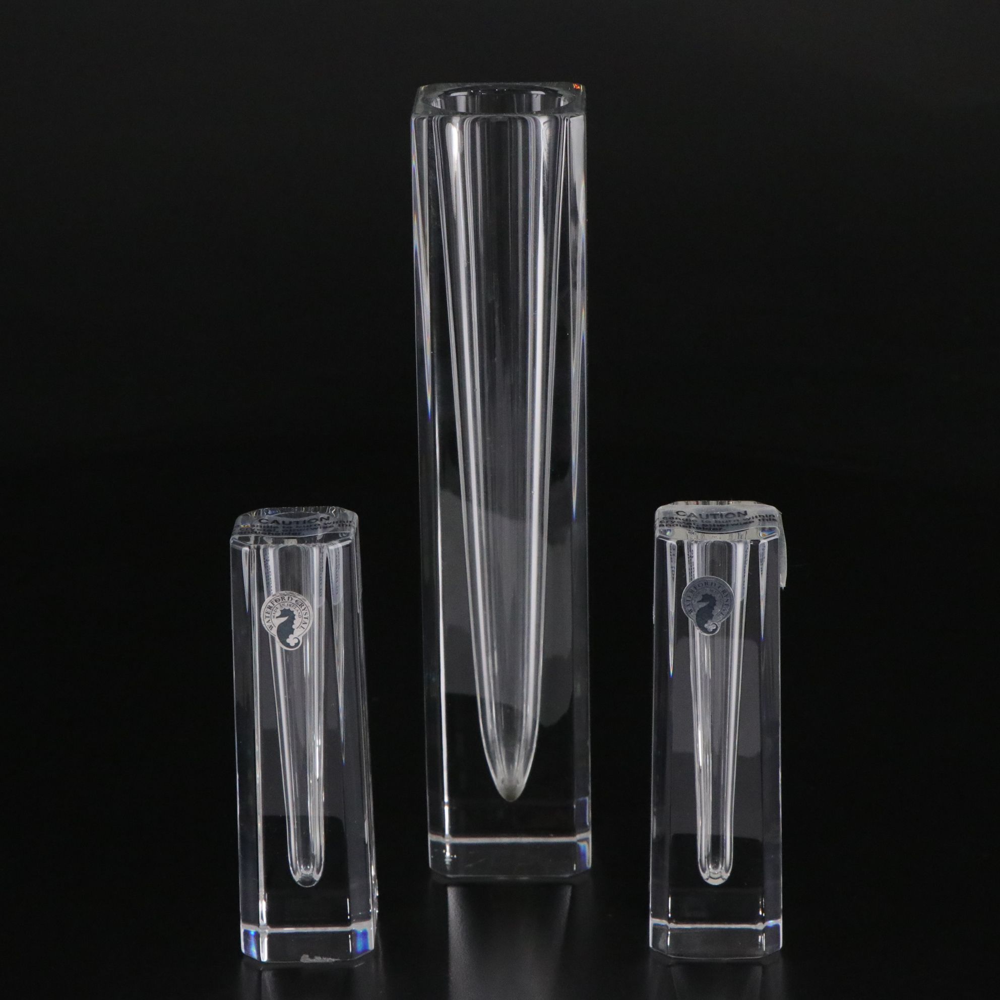 Waterford "Spire" Crystal Candle Holders