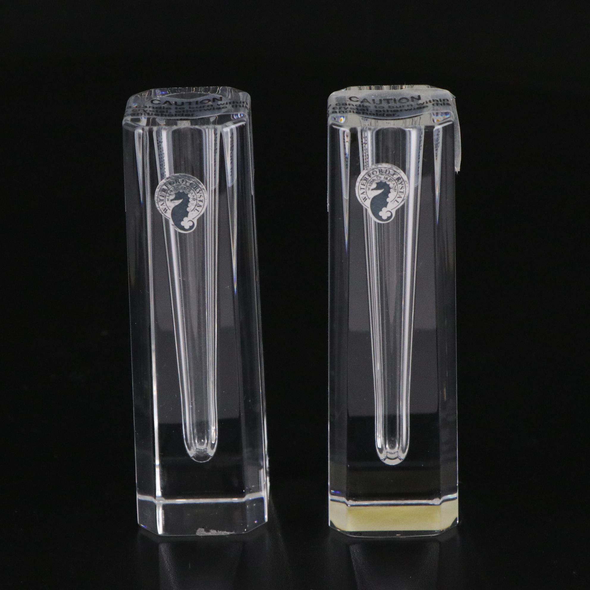 Waterford "Spire" Crystal Candle Holders