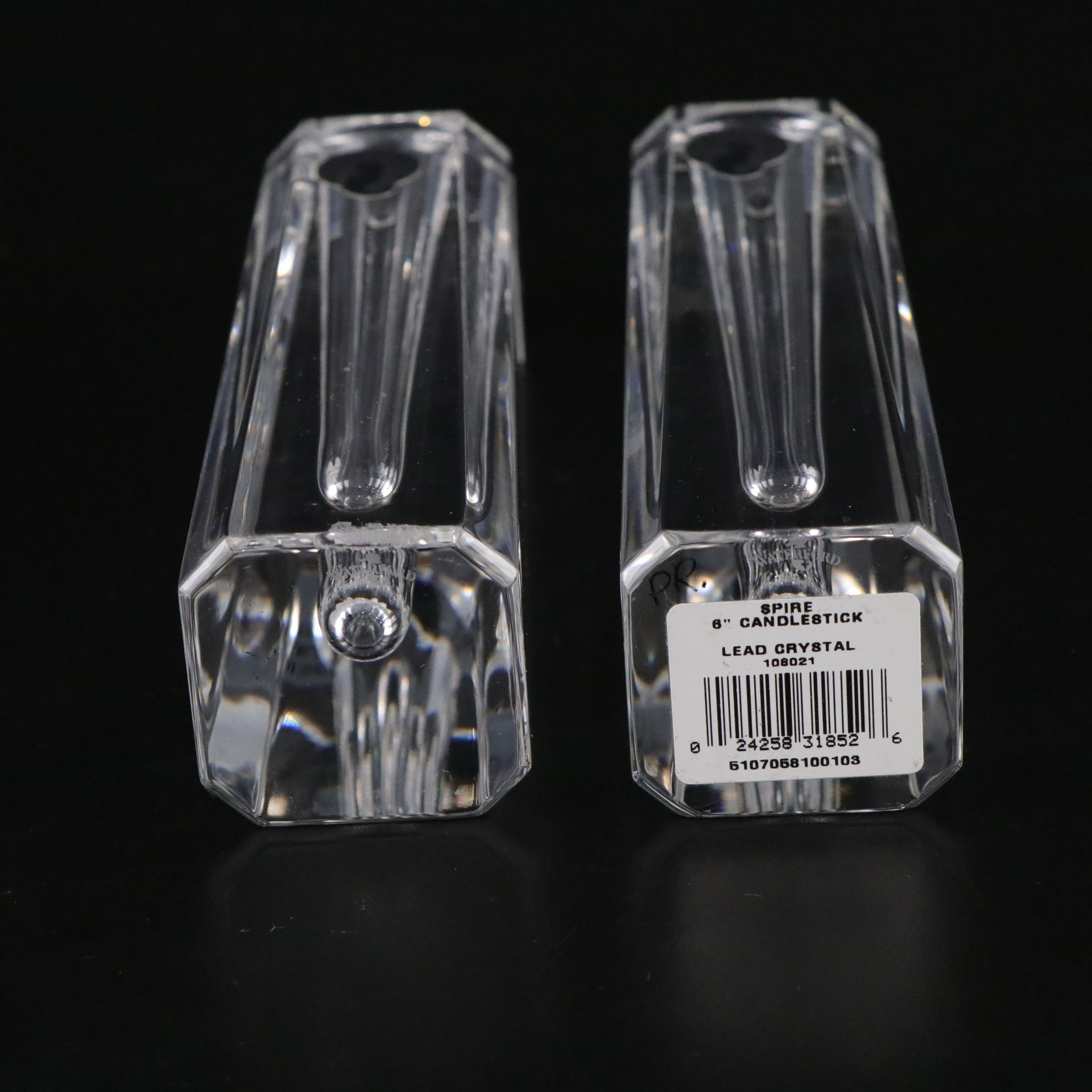 Waterford "Spire" Crystal Candle Holders