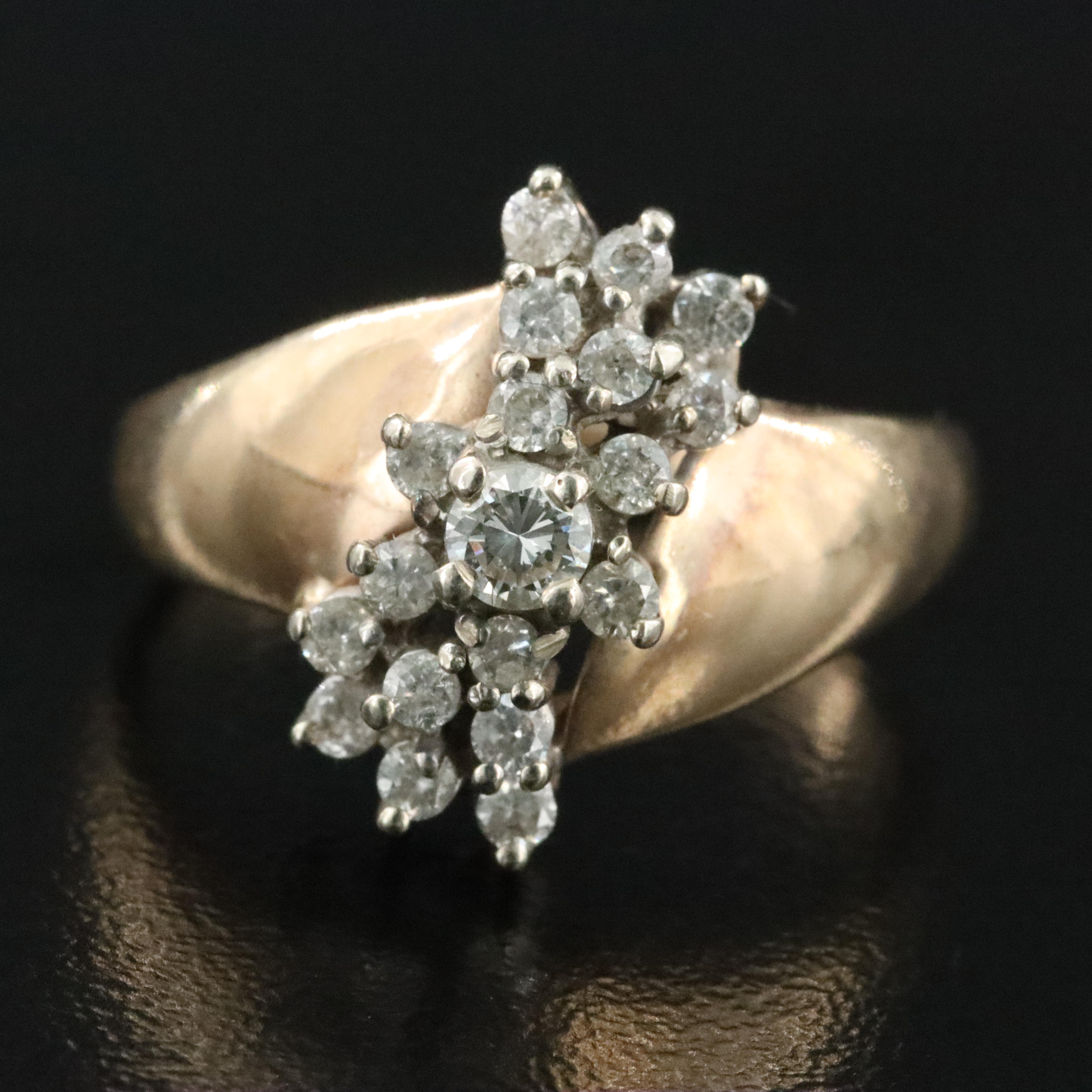 10K 0.42 CTW Diamond Ring