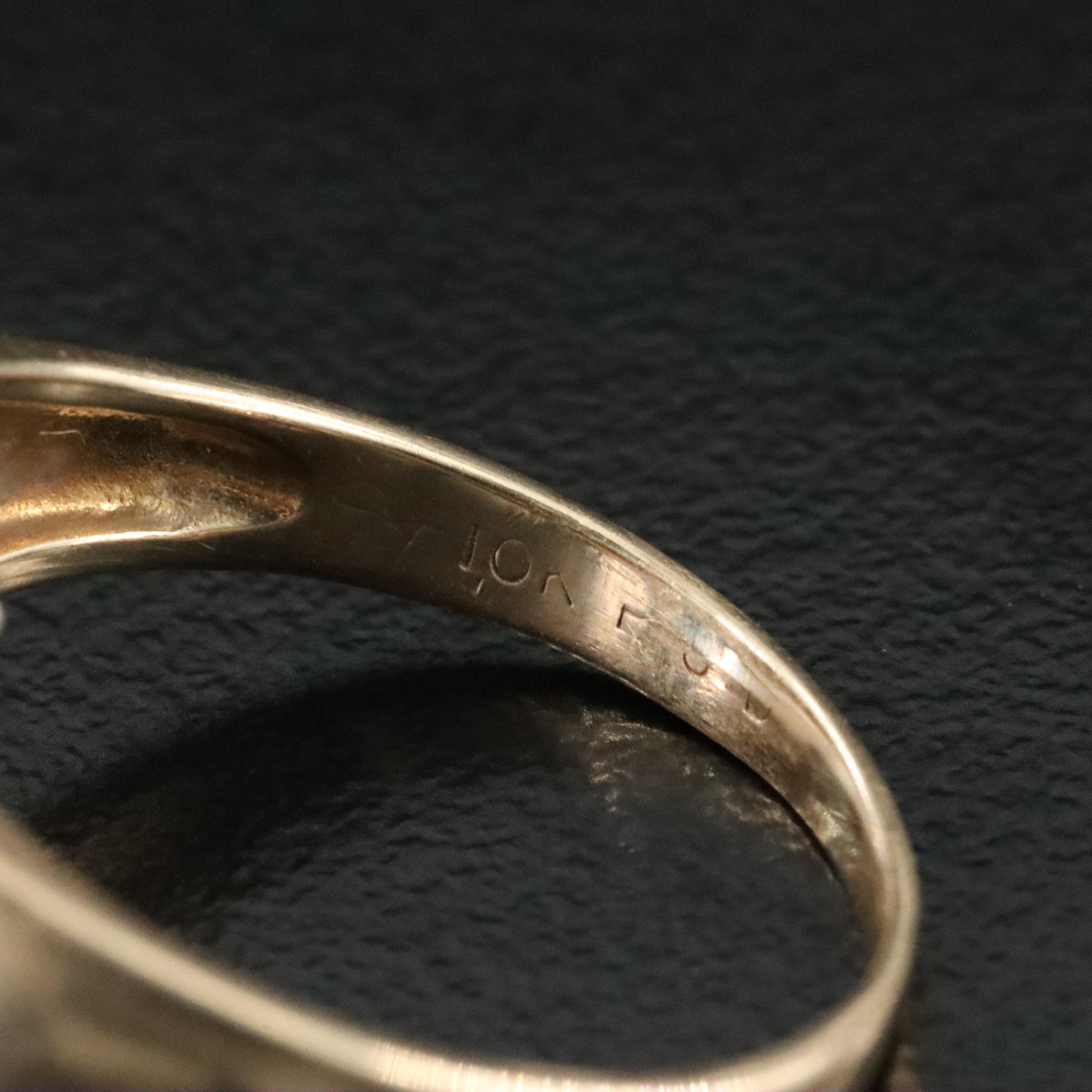 10K 0.42 CTW Diamond Ring