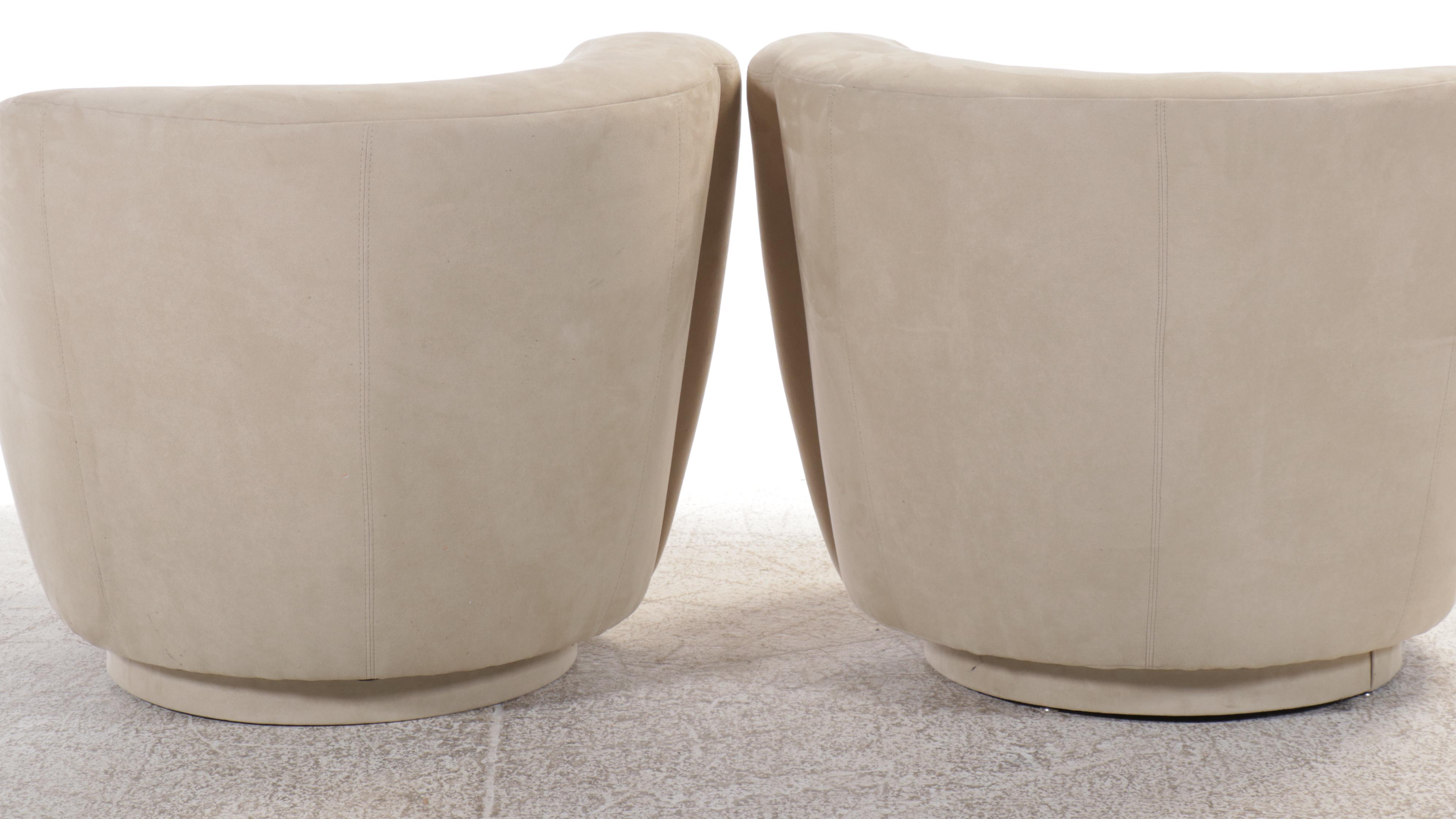 Pair of Precedent by Sherrill Furniture Co. Modern Armchairs