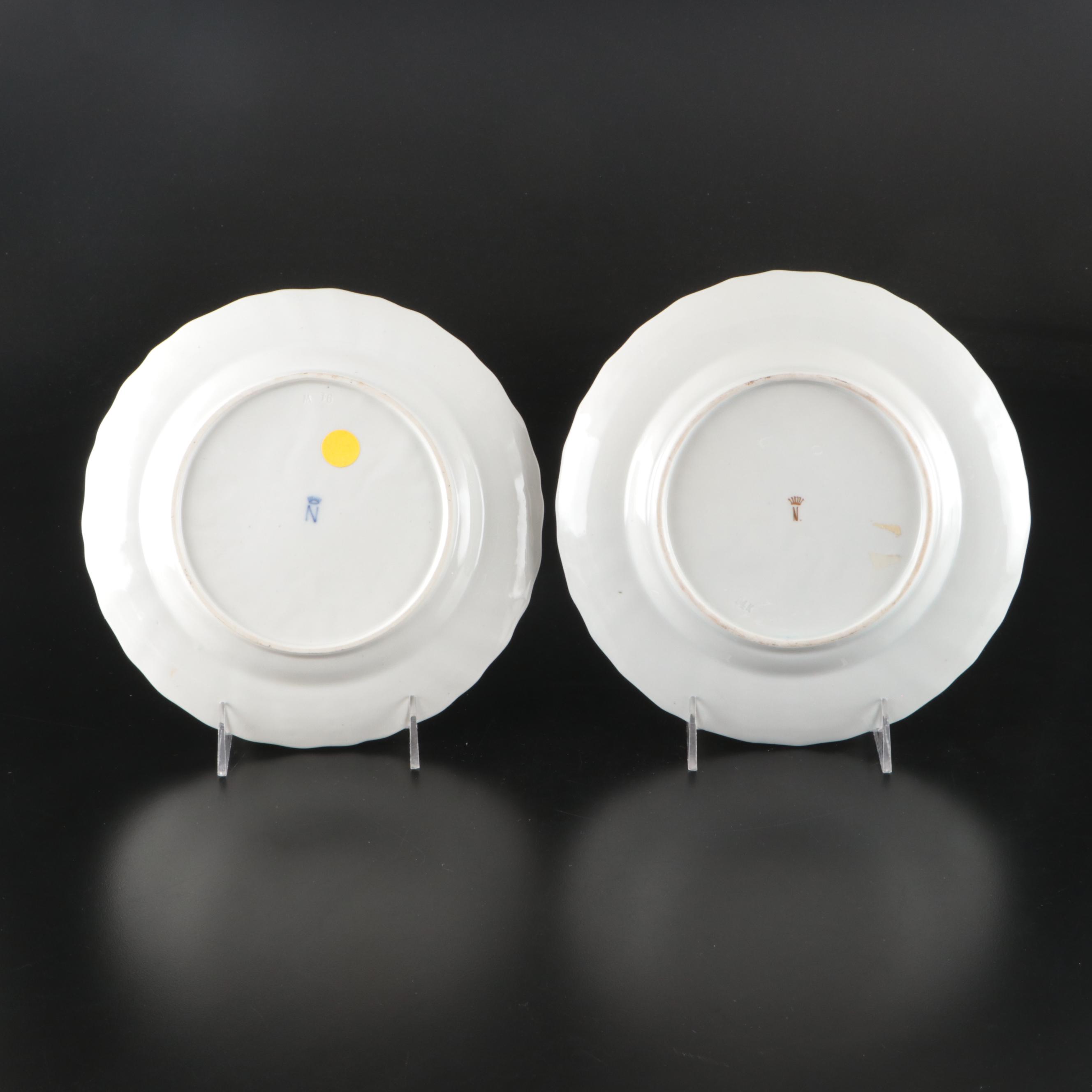 Meissen with Other German Porcelain Plates