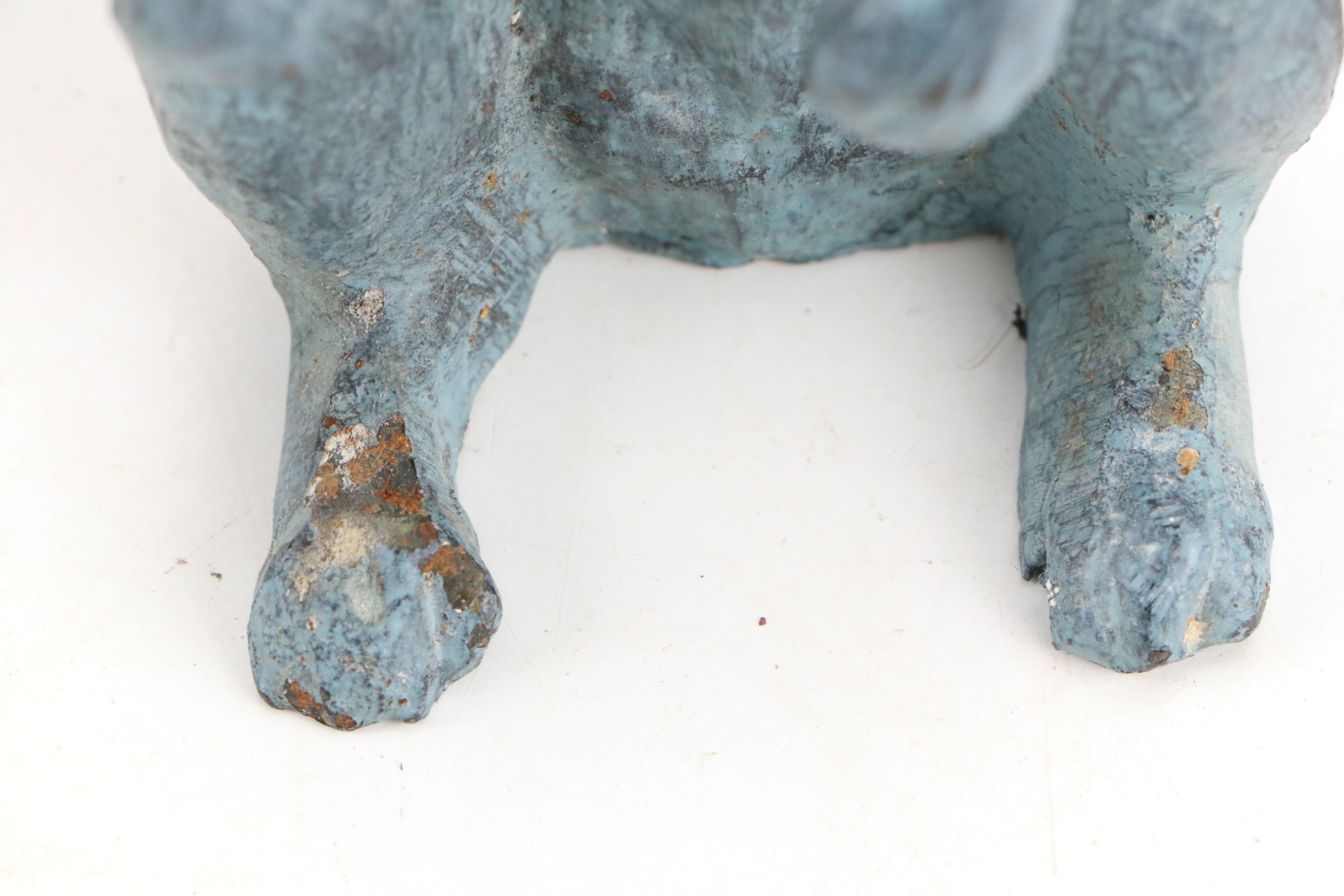 Cast Metal Horse and Rabbit with Printed Glass Holy Spirit Medallion Hanging