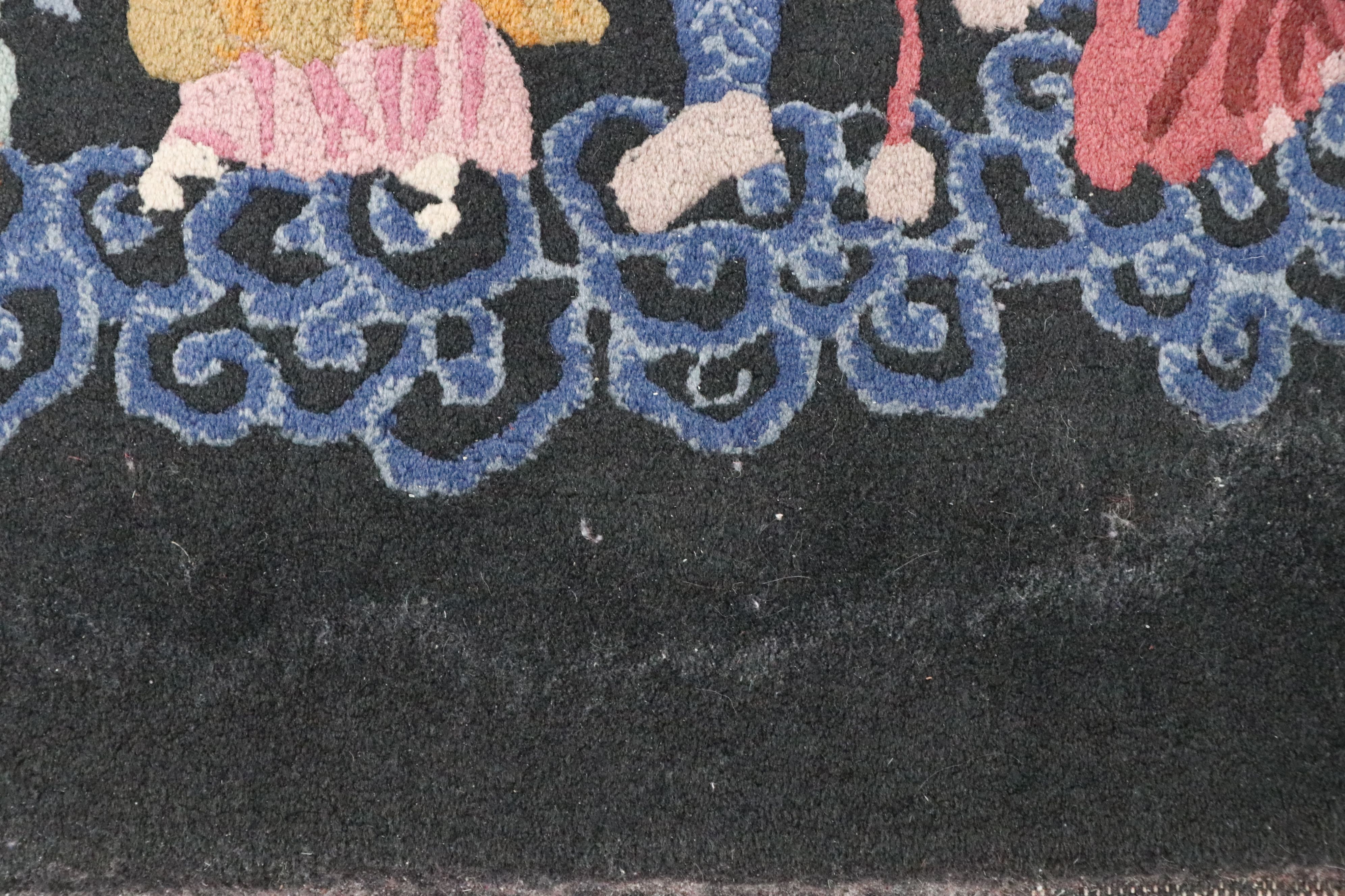 3'2 x 5'1 Hand-Knotted Chinese Pictorial Area Rug