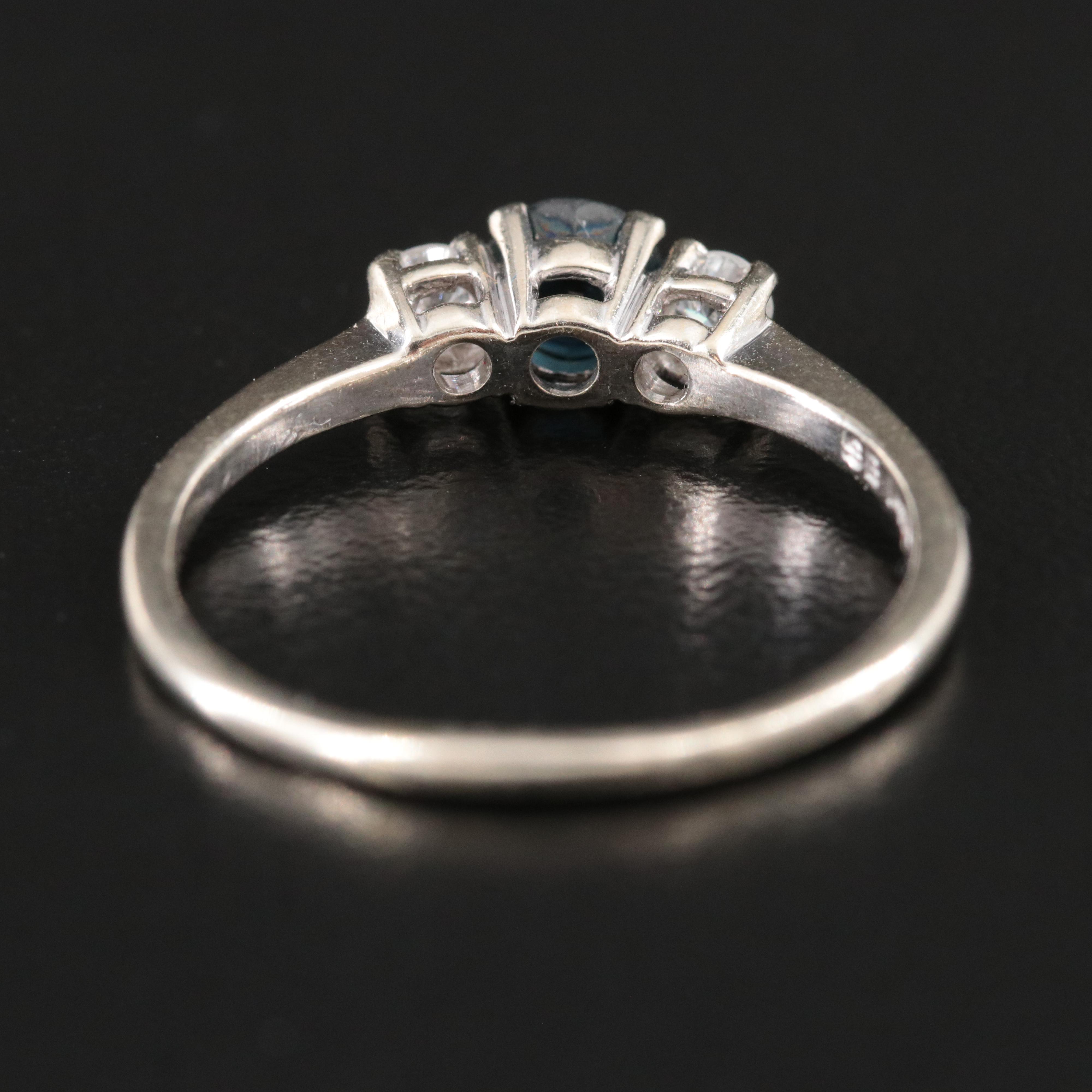 14K Sapphire and Diamond Ring